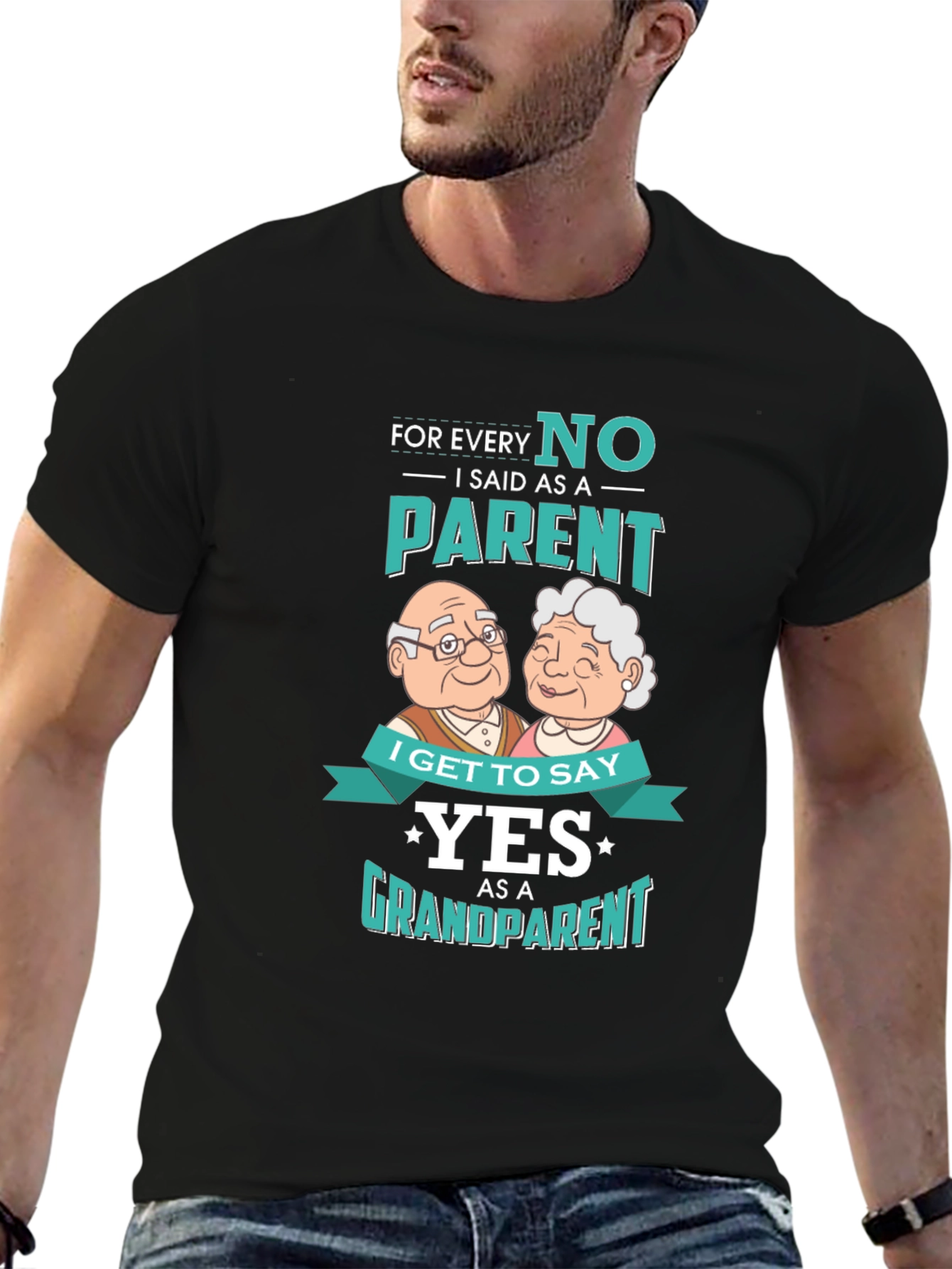 Grandparent Yes T-Shirt - Novelty Family Tee