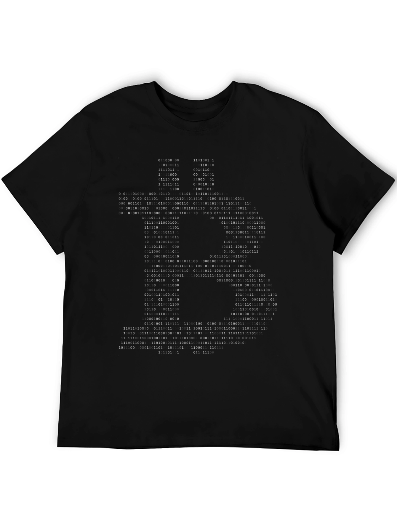 Bitcoin Binary Code Graphic T-Shirt