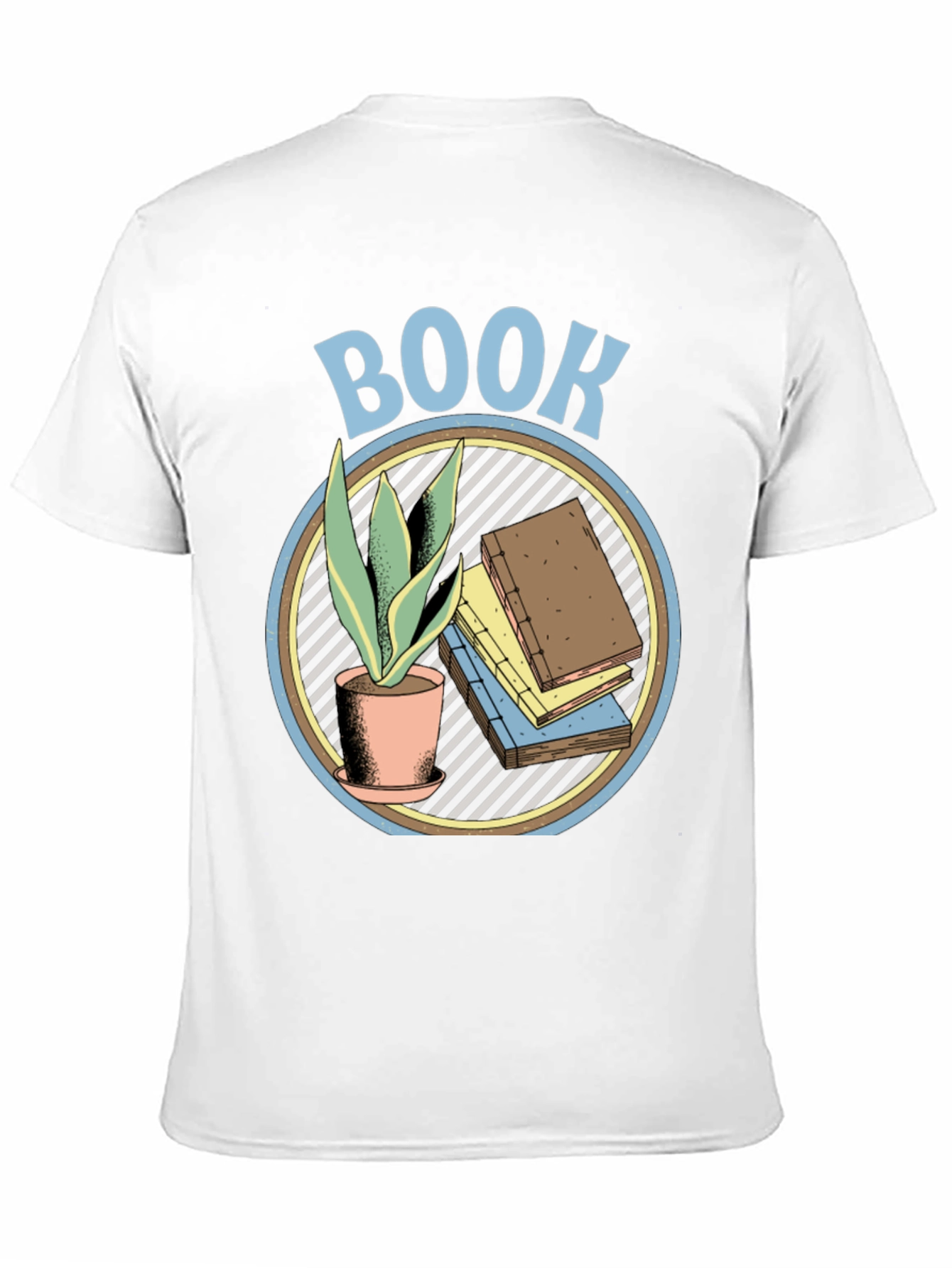 Book Lover Graphic T-Shirt - Plant & Book Design