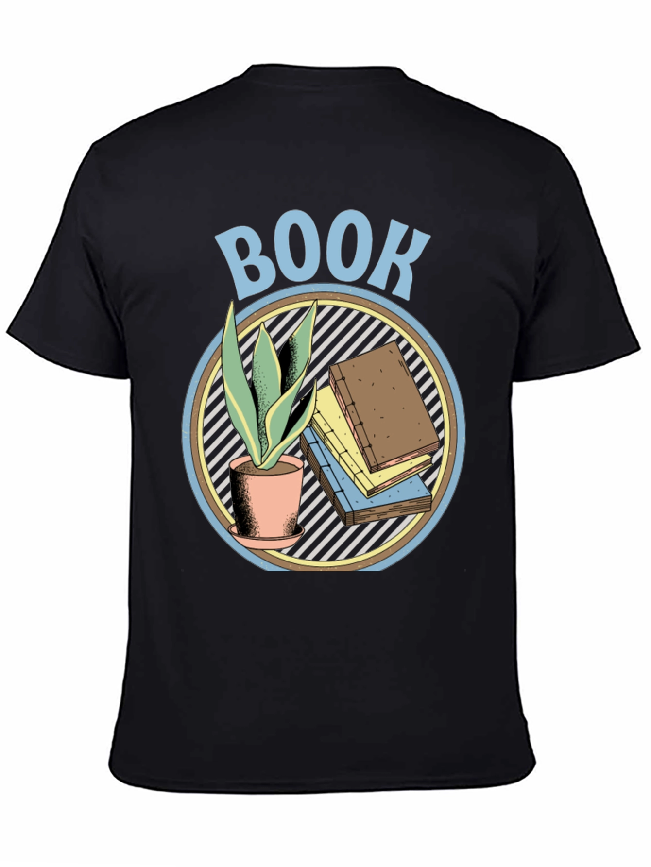 Book Lover Graphic T-Shirt - Plant & Book Design