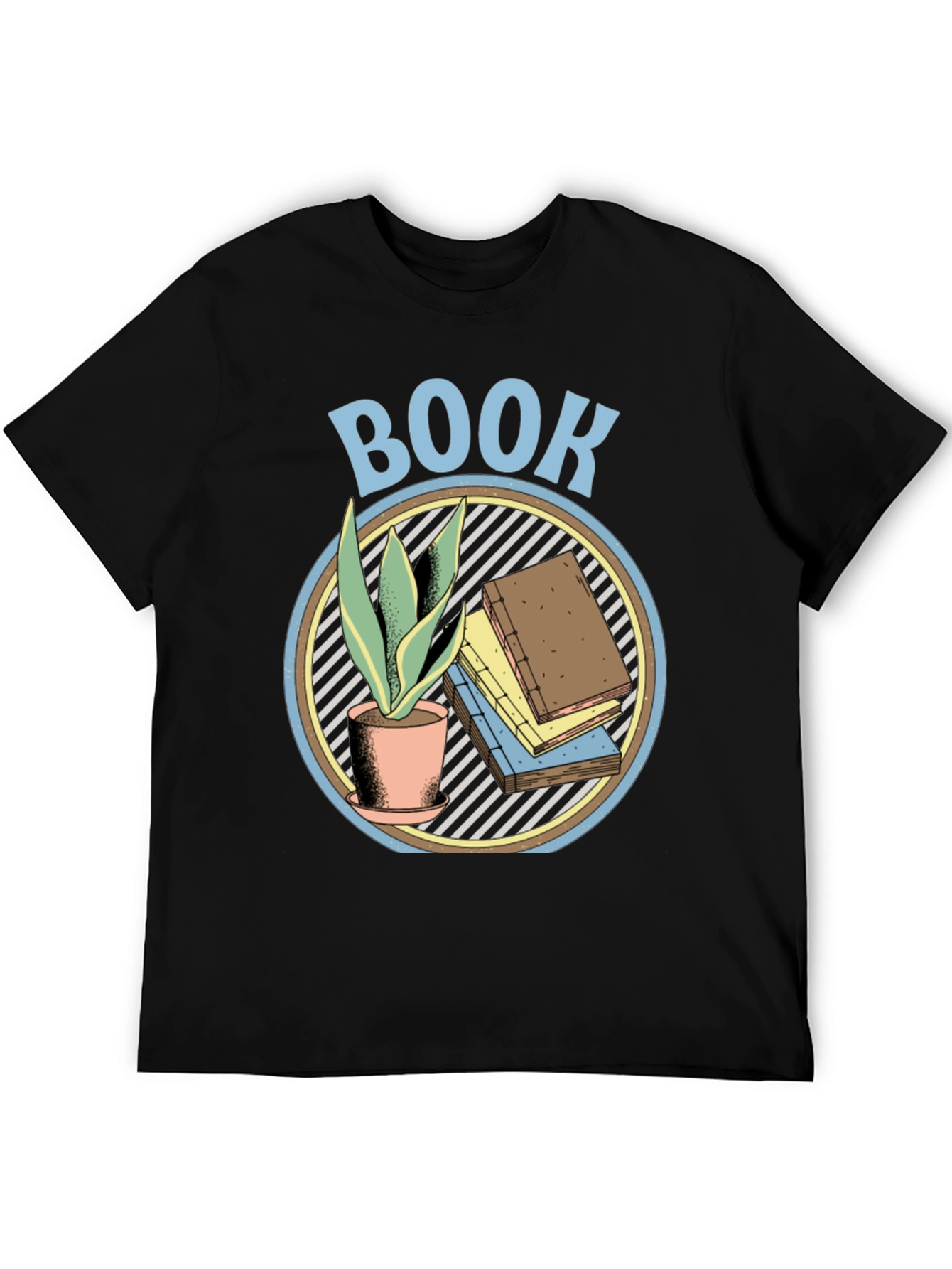 Book Lover Graphic T-Shirt - Plant & Book Design