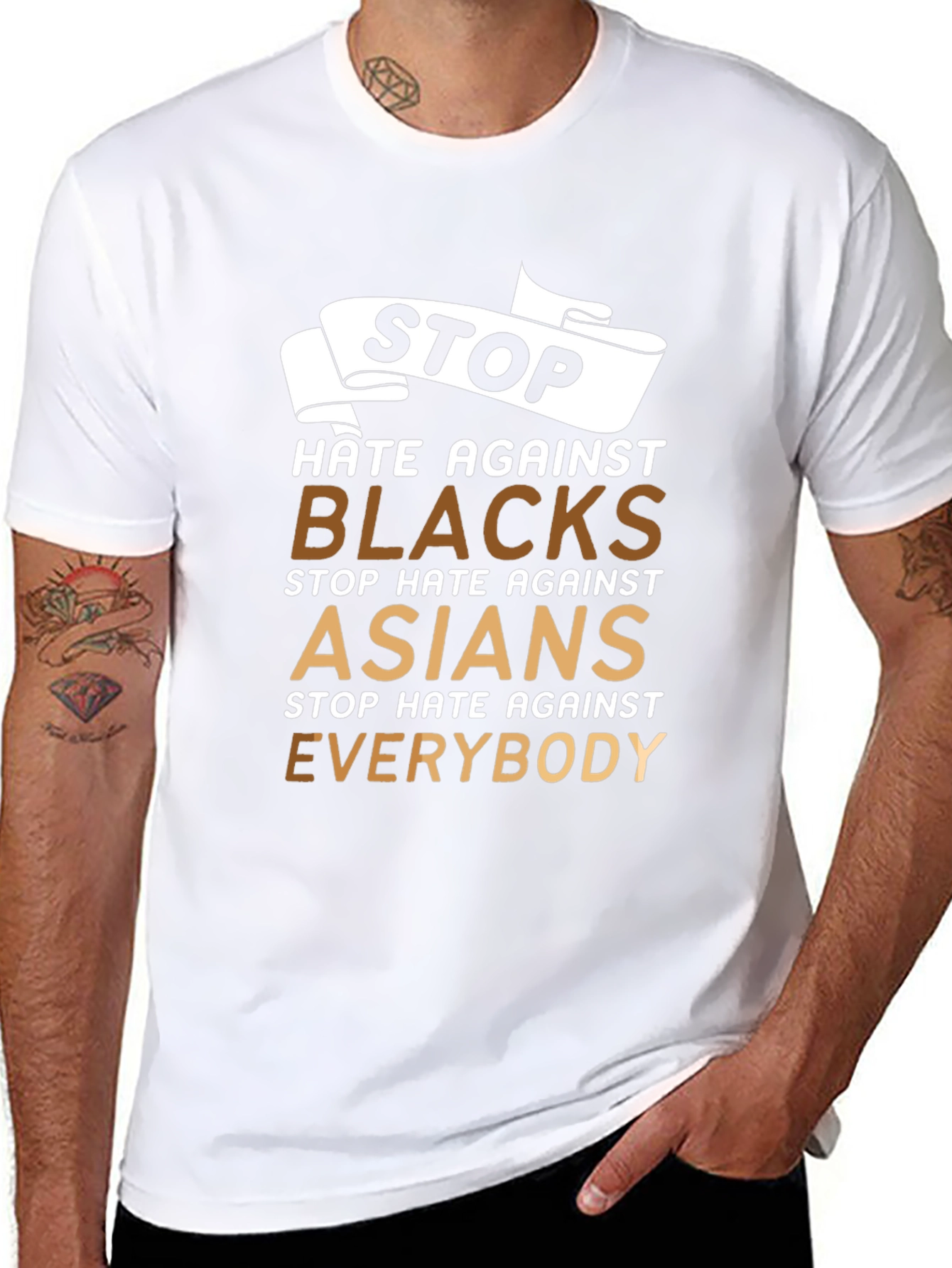 Stop Hate Against Everyone Equality T-Shirt