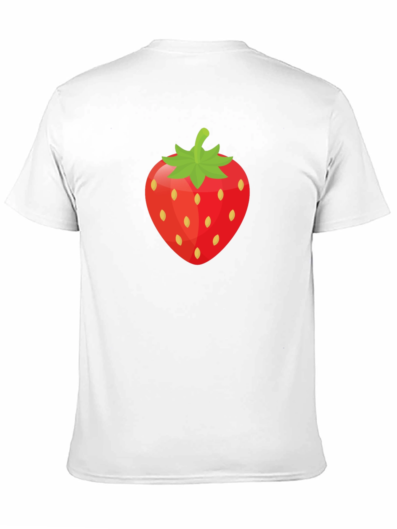 Strawberry Graphic Tee - Black Unisex T-Shirt