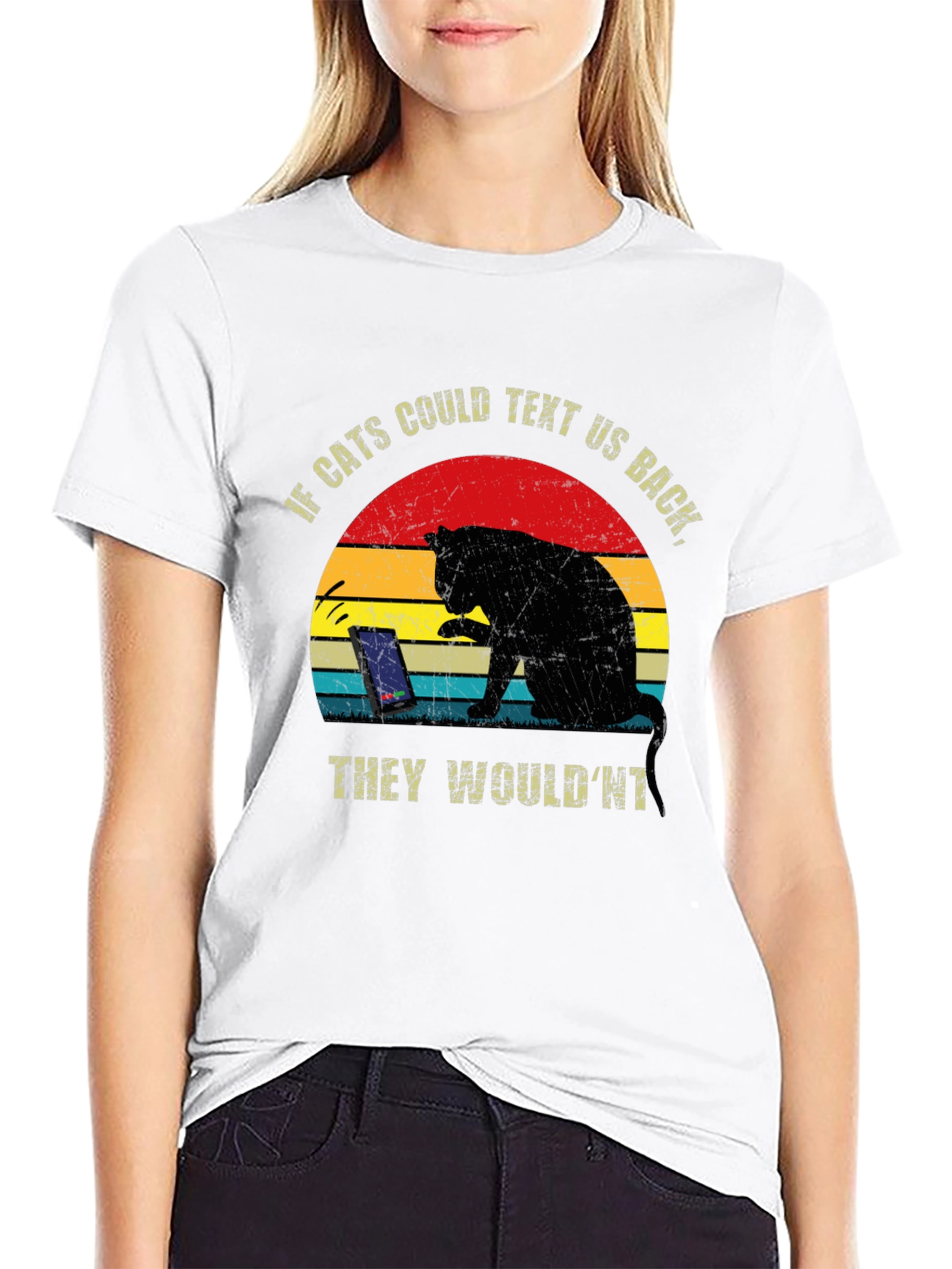 Sarcastic Cat Graphic Tee