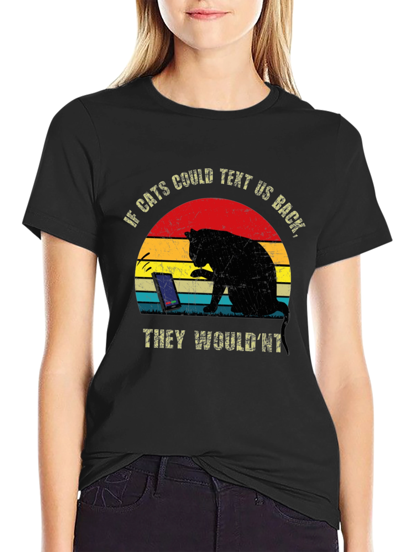 Sarcastic Cat Graphic Tee