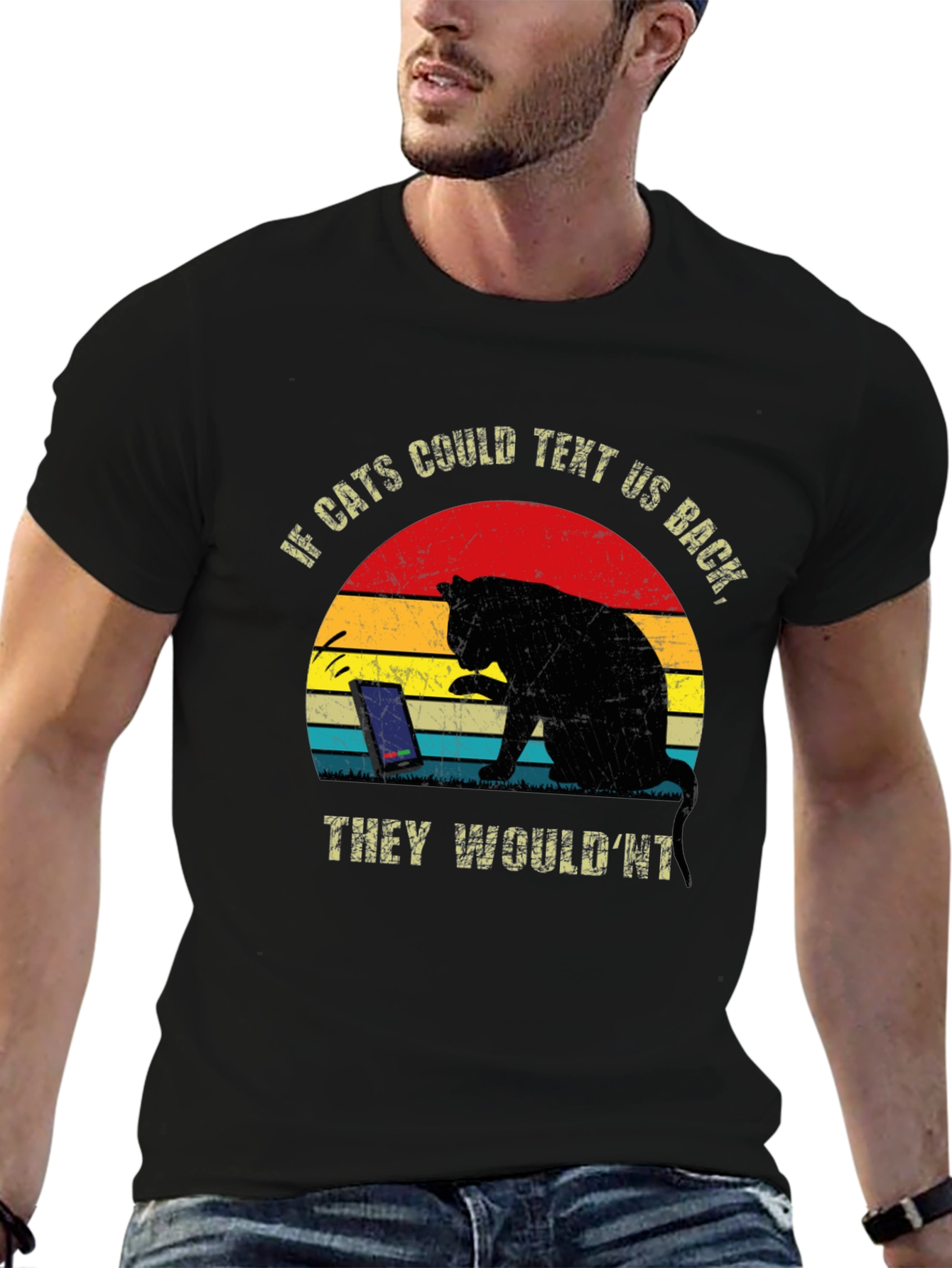 Sarcastic Cat Graphic Tee