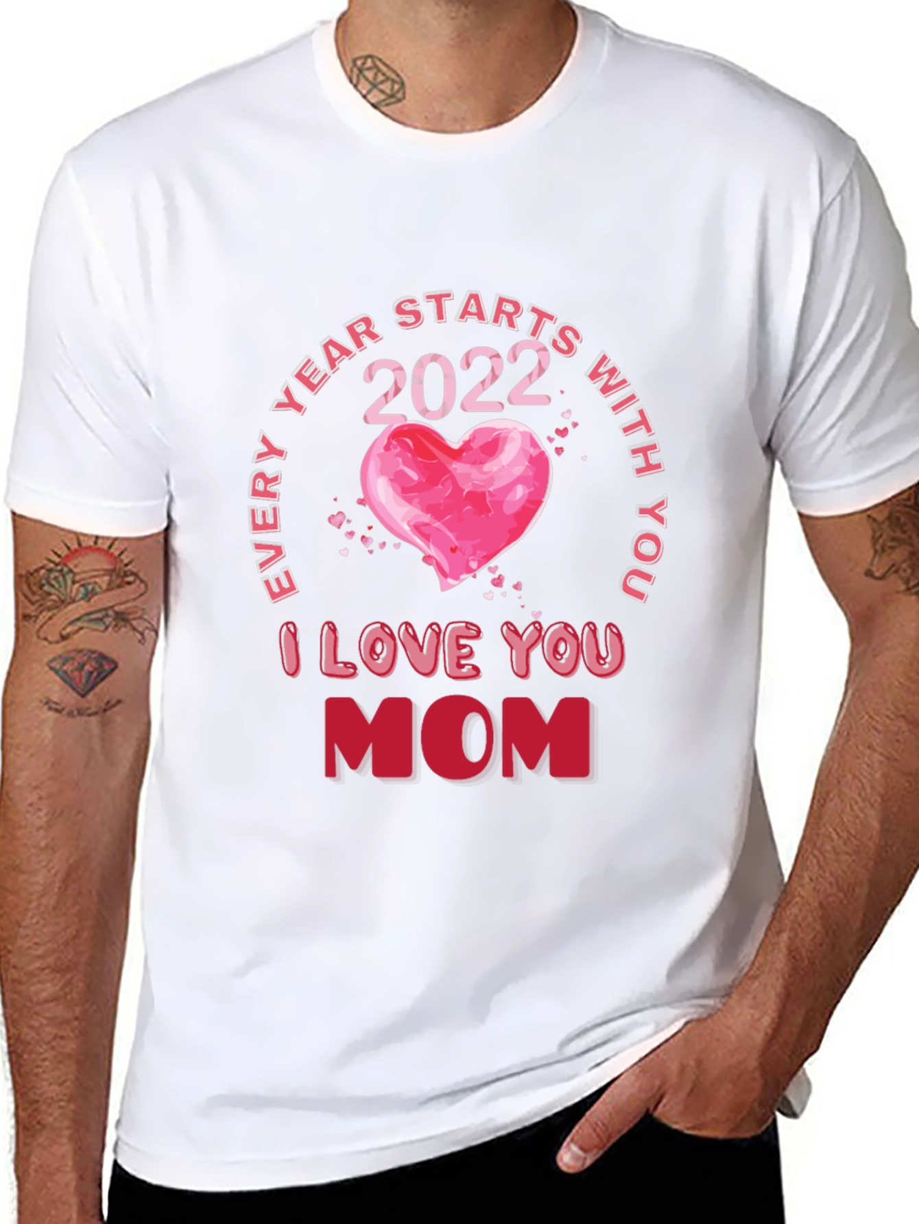 I Love You Mom 2022 Graphic T-Shirt