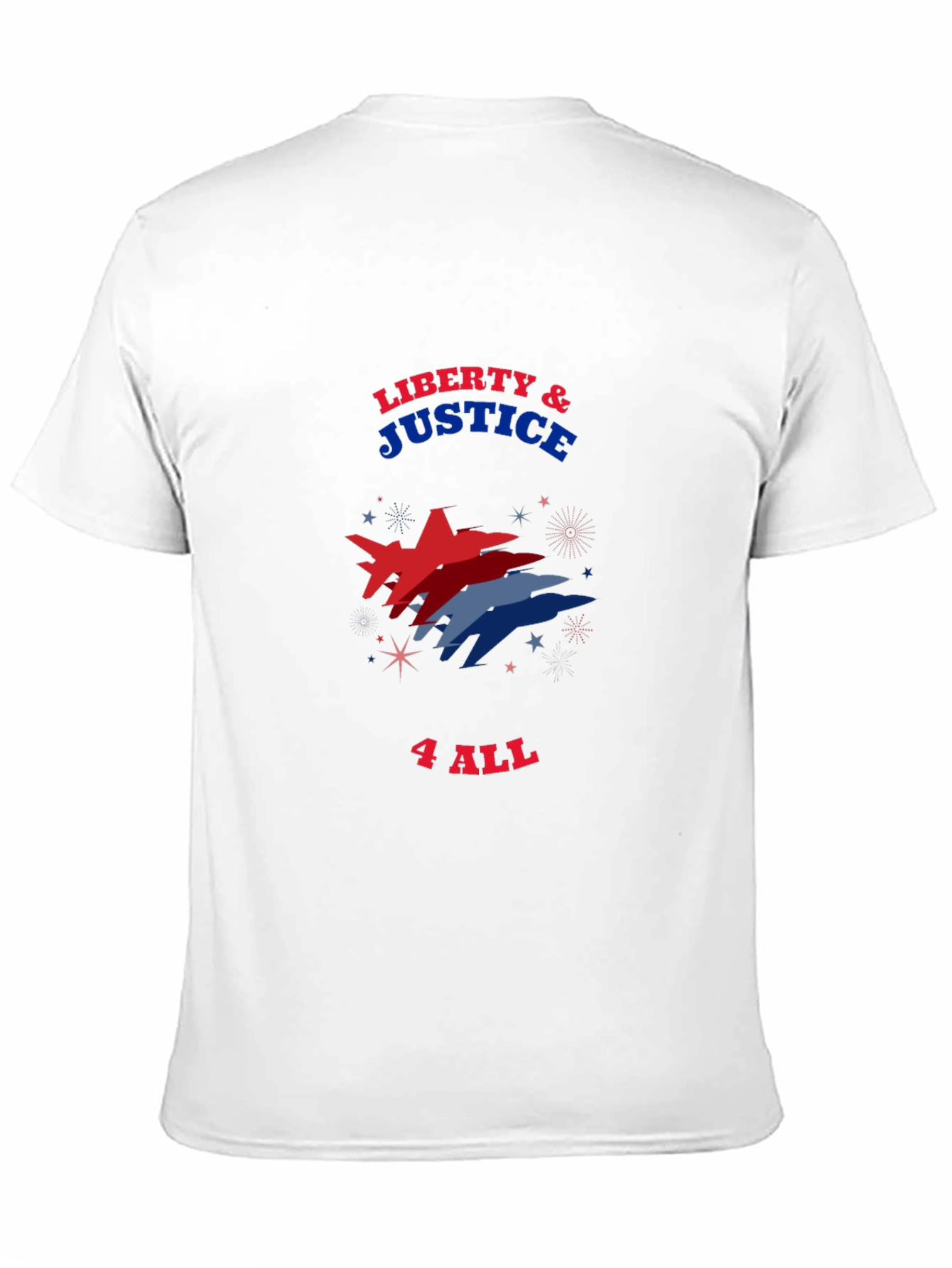 Liberty & Justice Patriotic Graphic Tee