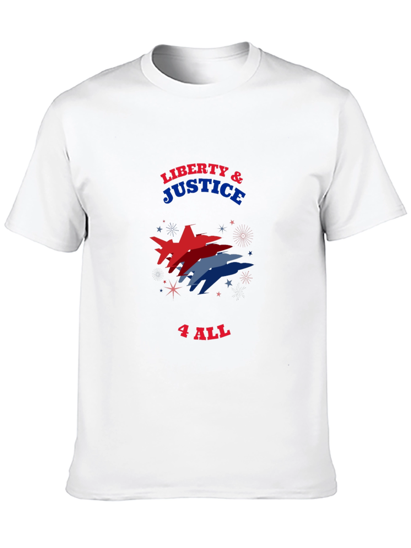 Liberty & Justice Patriotic Graphic Tee