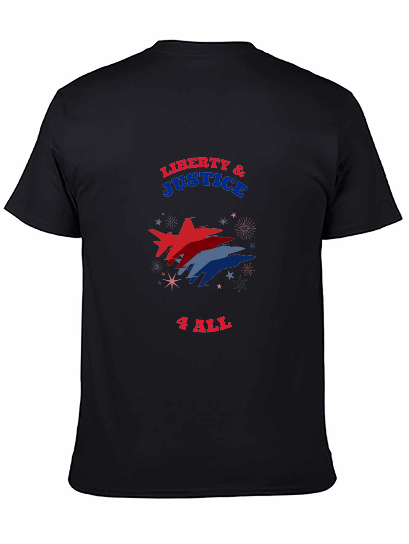 Liberty & Justice Patriotic Graphic Tee