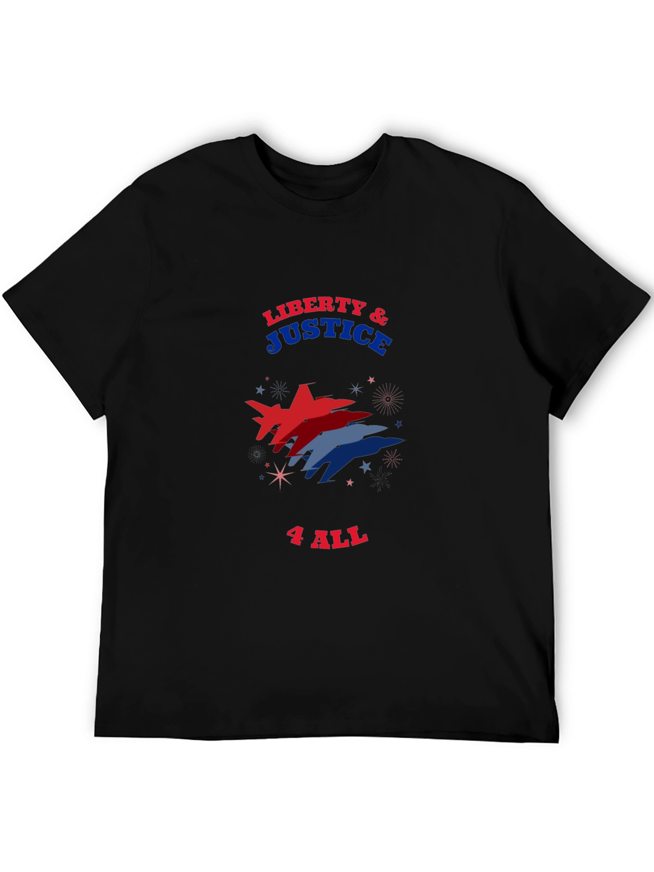 Liberty & Justice Patriotic Graphic Tee