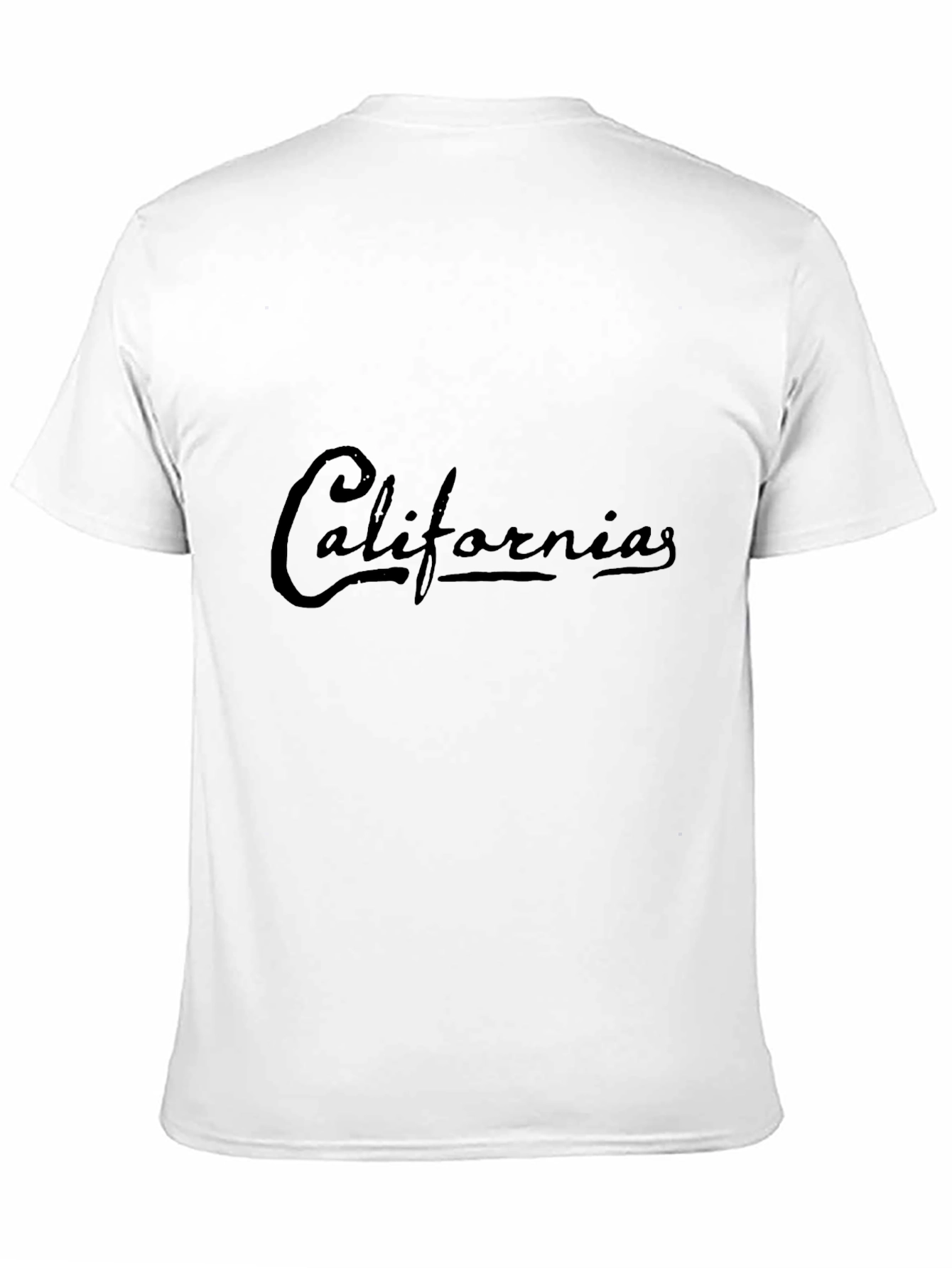 California Script Black T-Shirt - Casual Cool