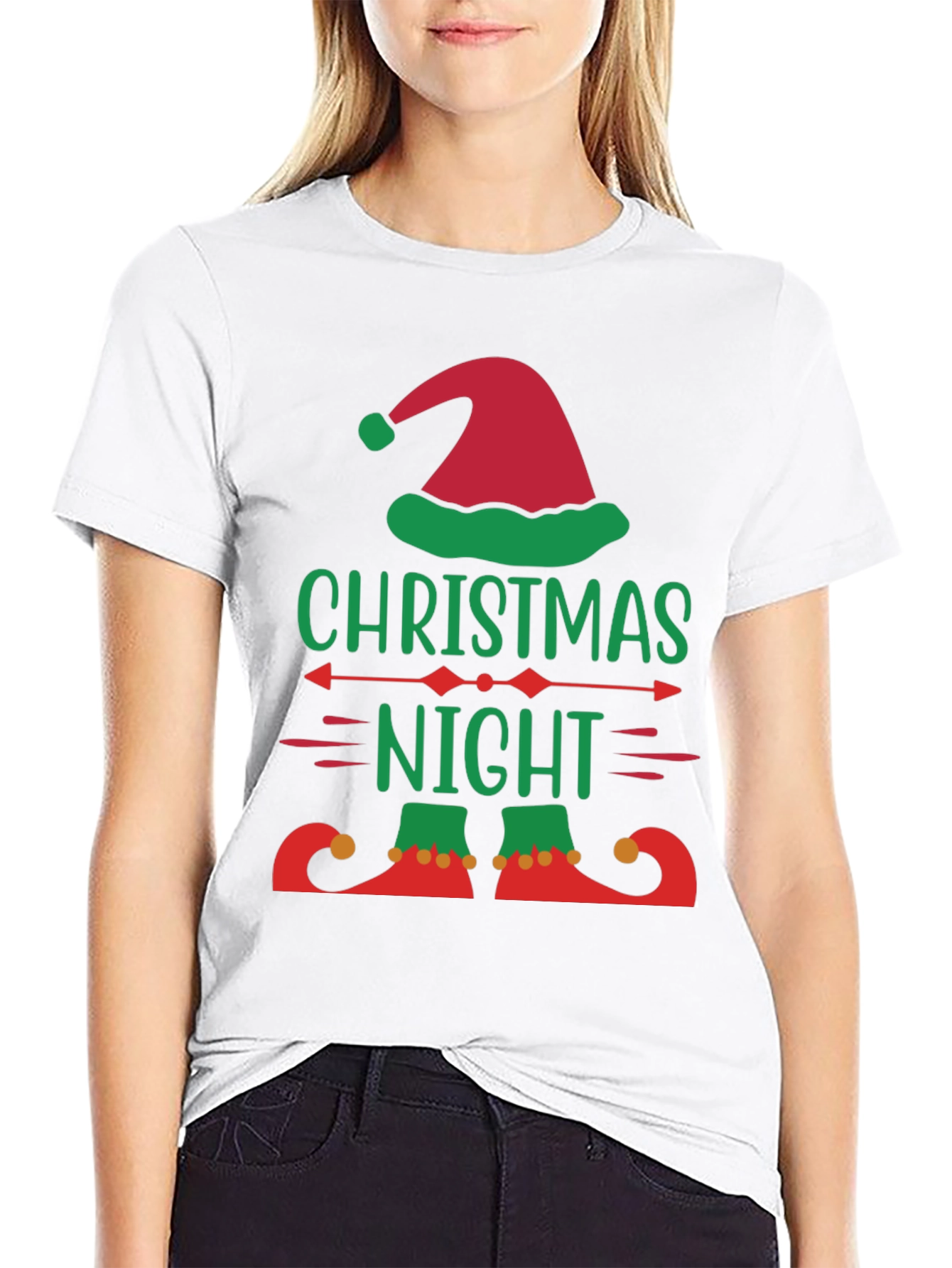 Christmas Night Elf Tee