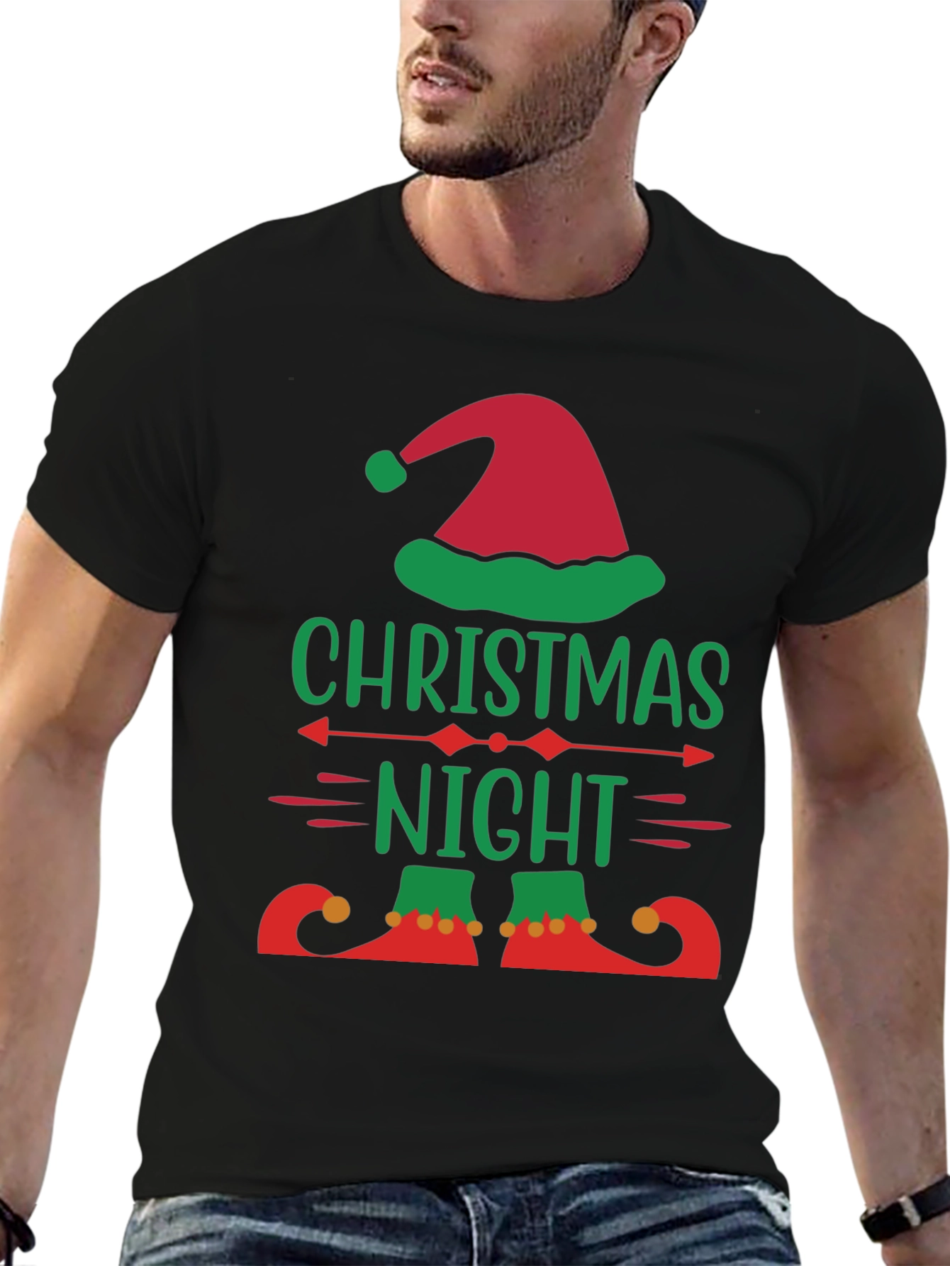 Christmas Night Elf Tee