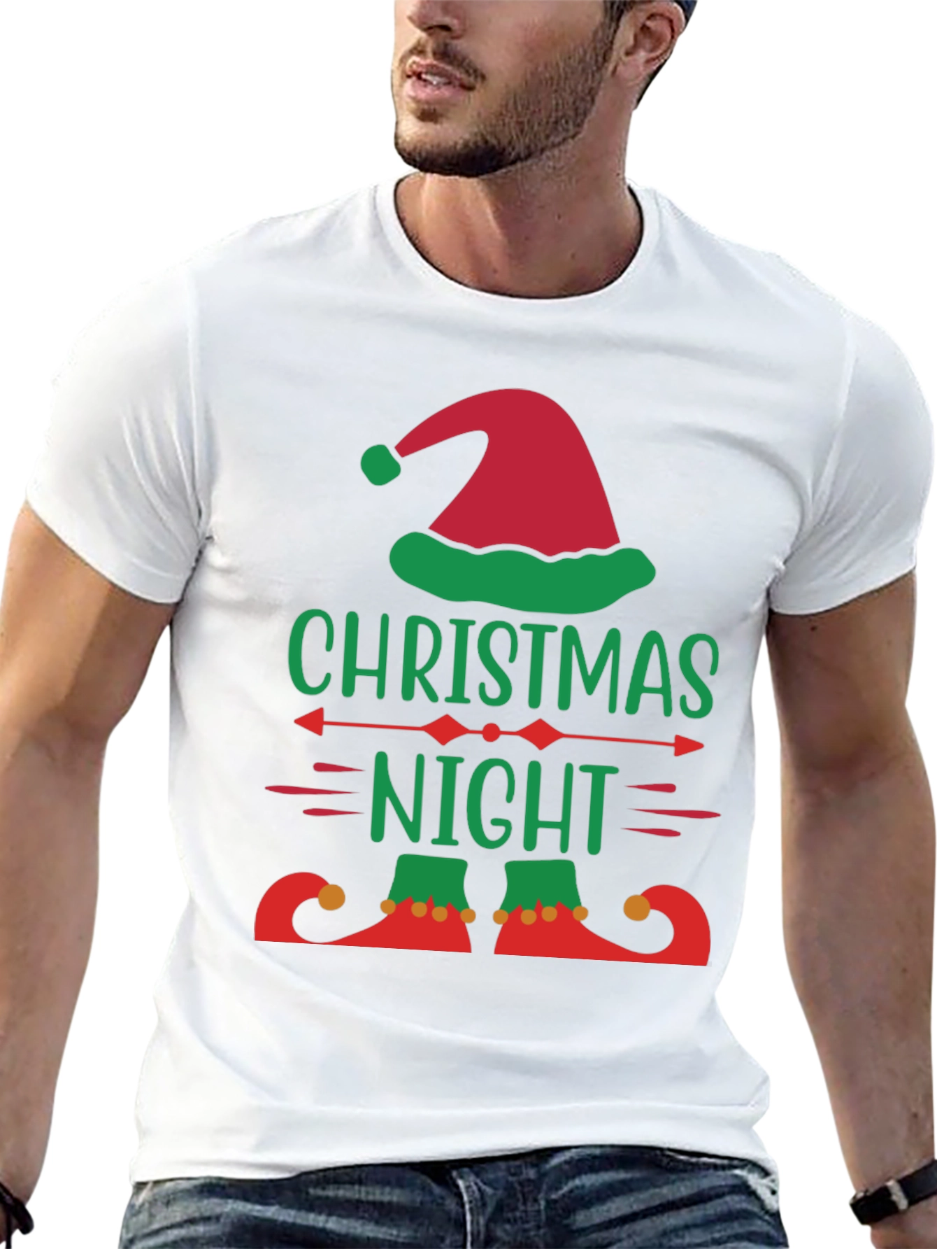 Christmas Night Elf Tee