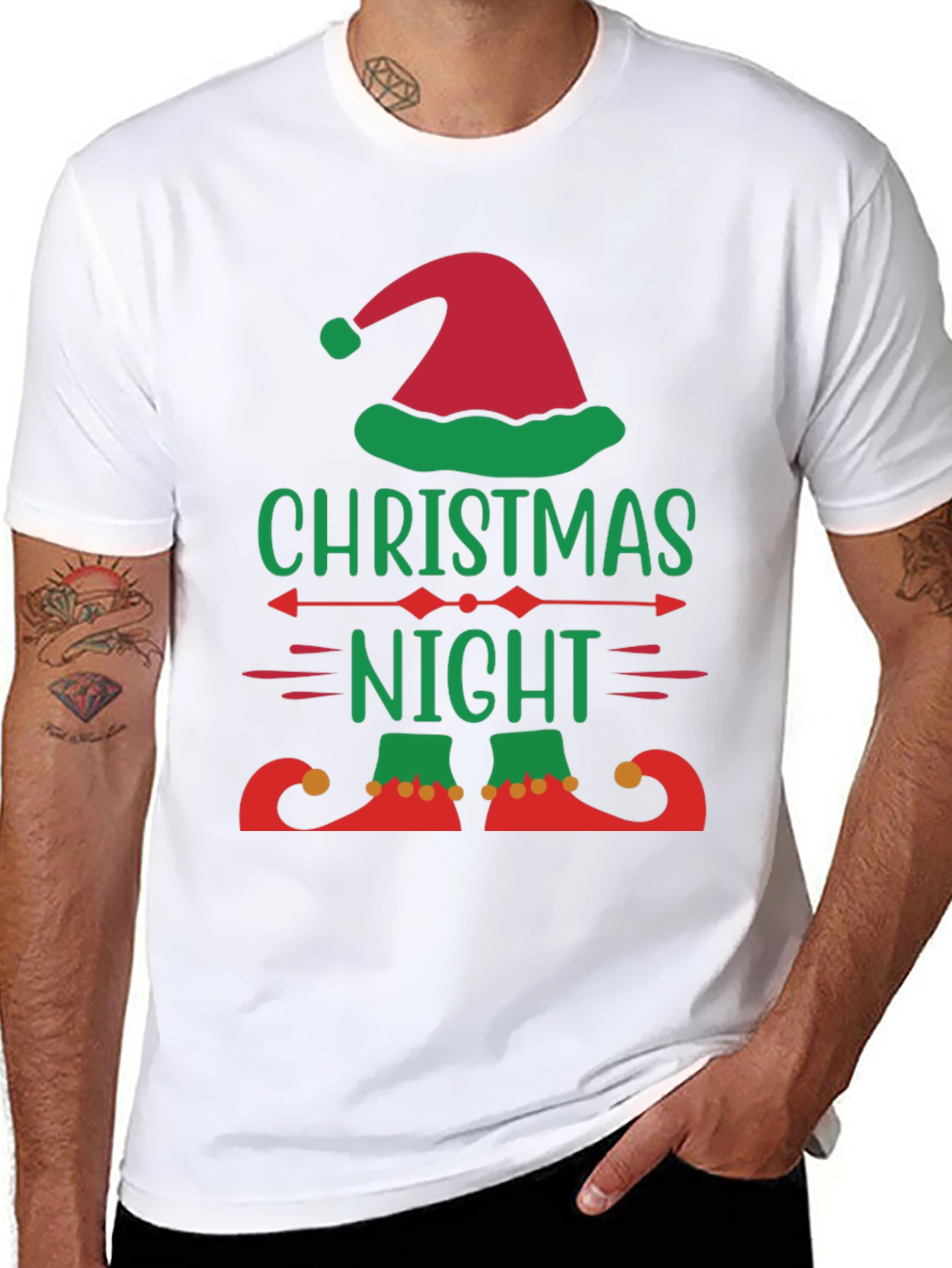 Christmas Night Elf Tee