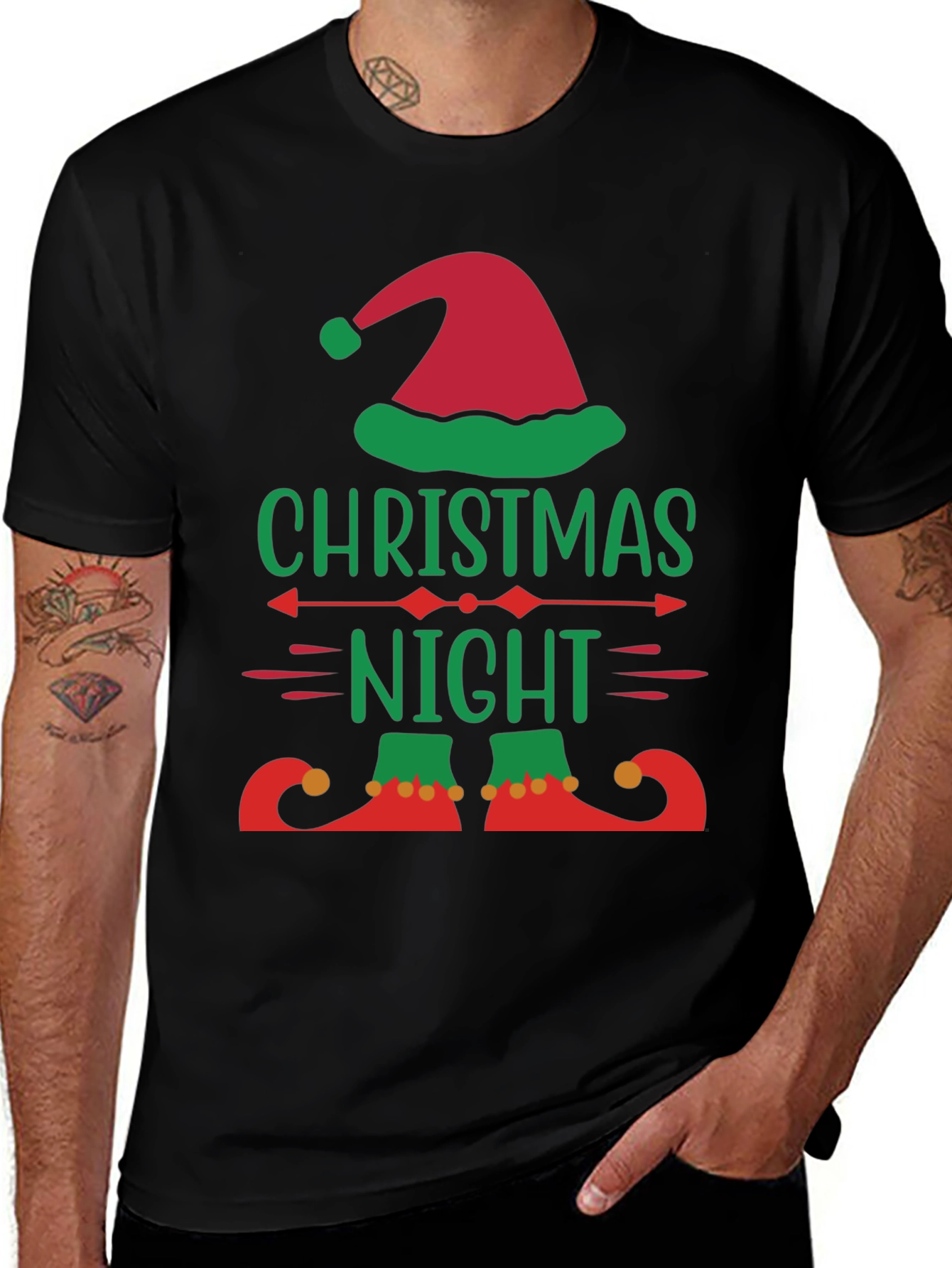 Christmas Night Elf Tee