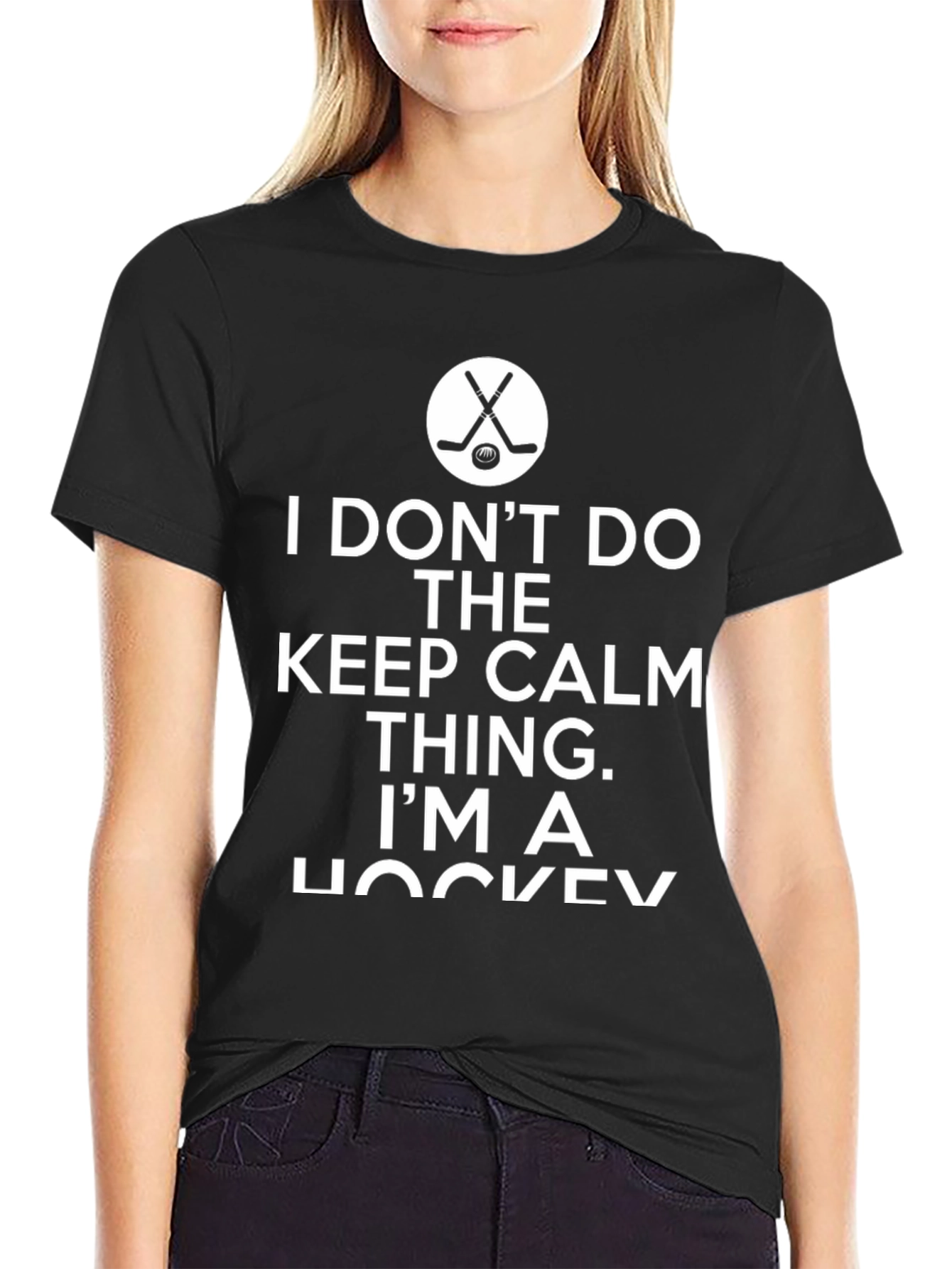 I Dont Do the Keep Calm Hockey T-Shirt