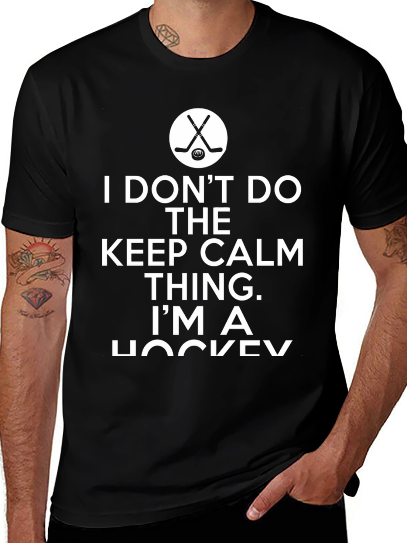 I Dont Do the Keep Calm Hockey T-Shirt