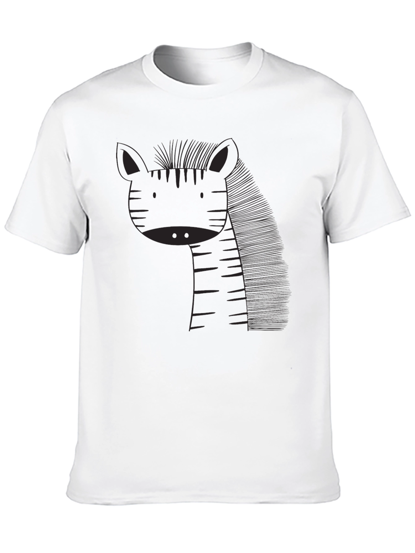 Zebra Graphic T-Shirt - Casual Style