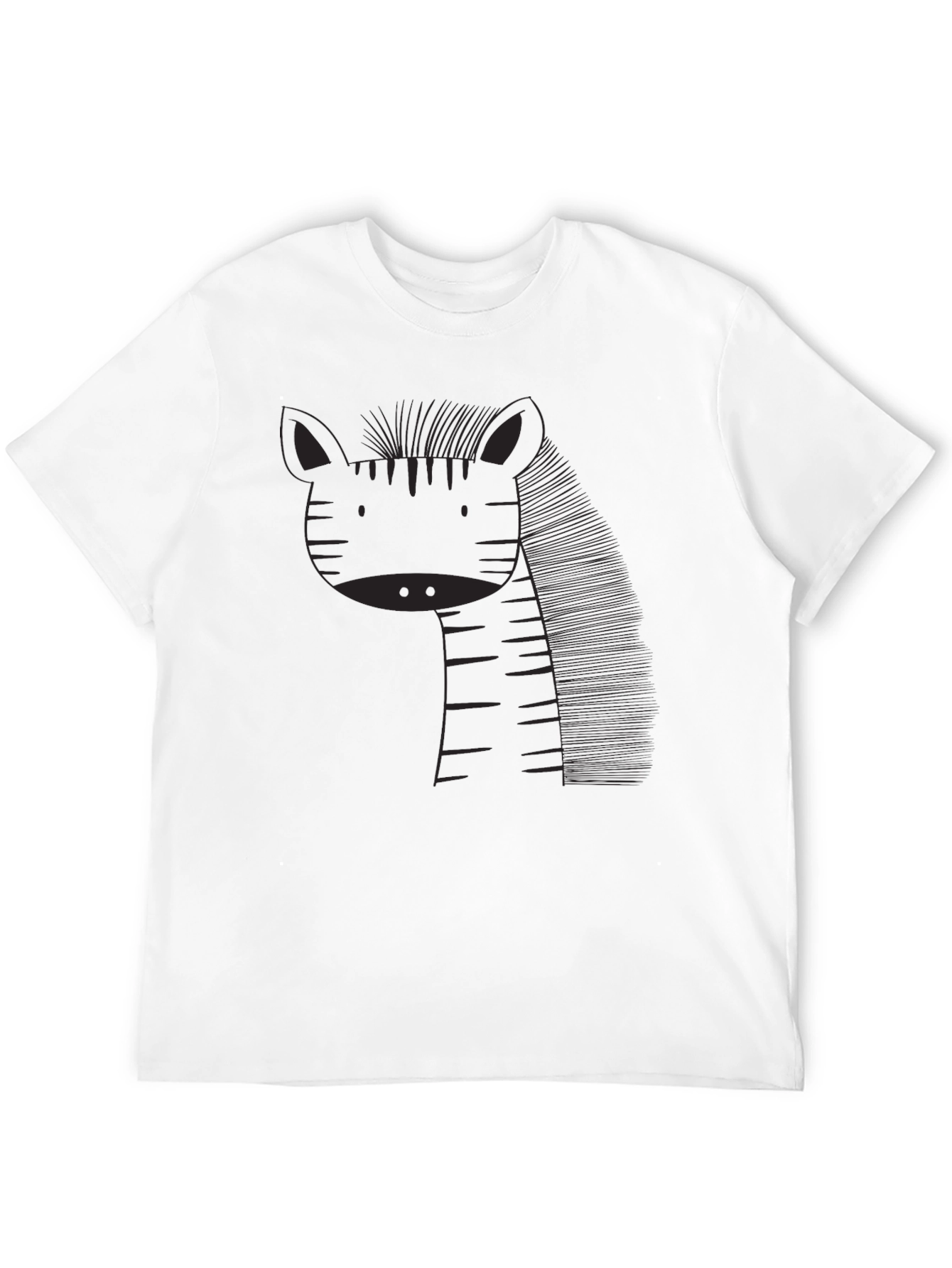 Zebra Graphic T-Shirt - Casual Style
