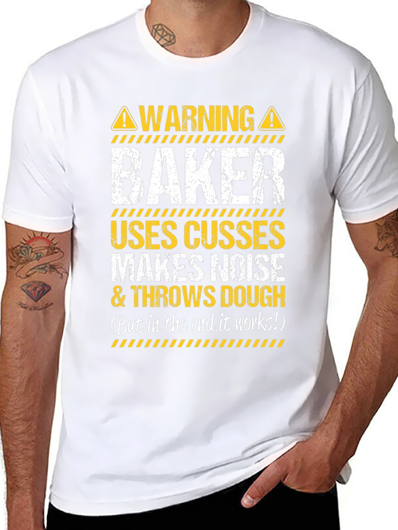Warning Baker Humor T-Shirt