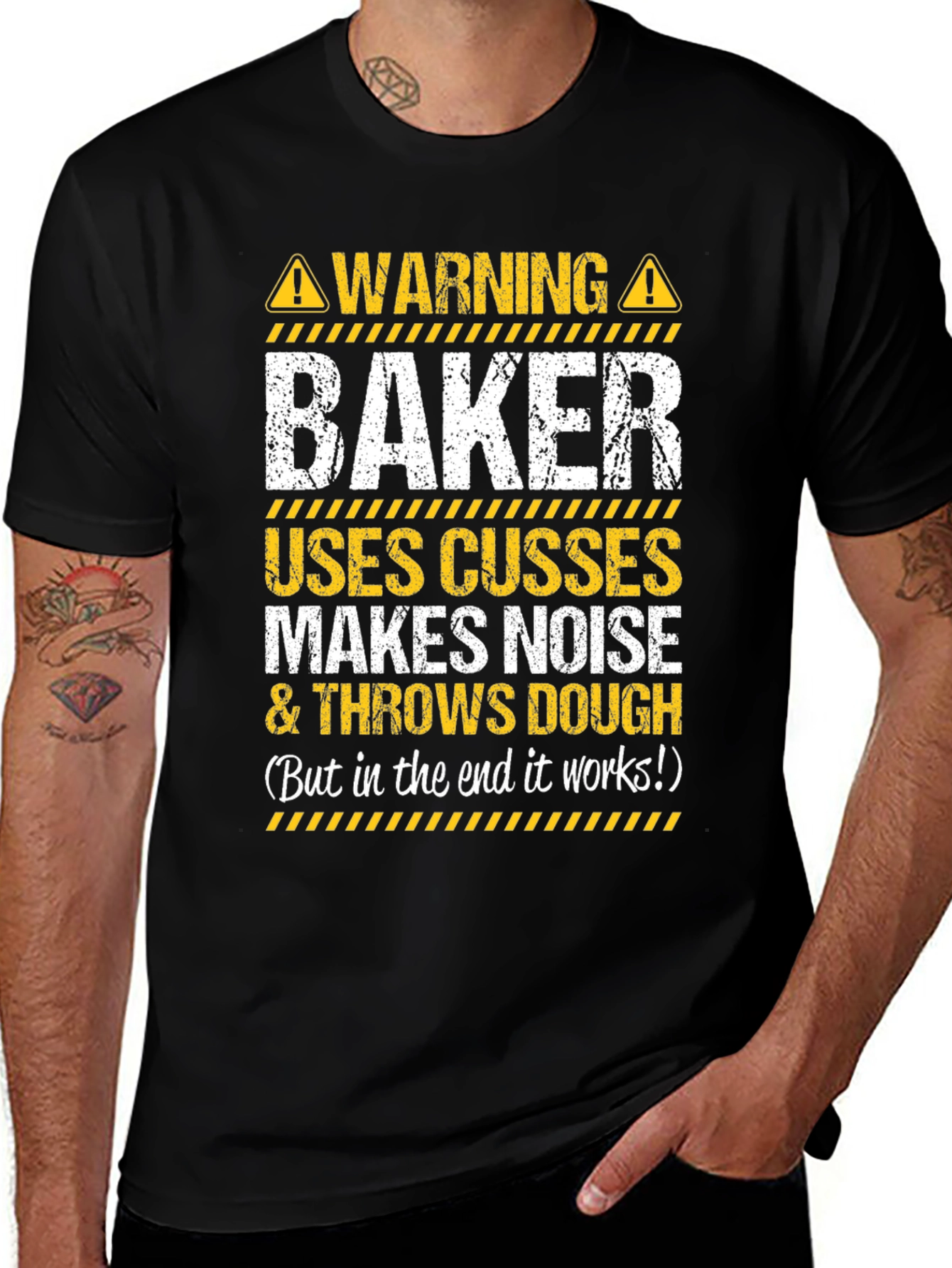 Warning Baker Humor T-Shirt