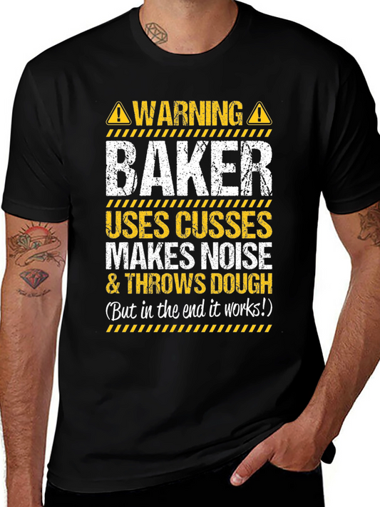 Warning Baker Humor T-Shirt