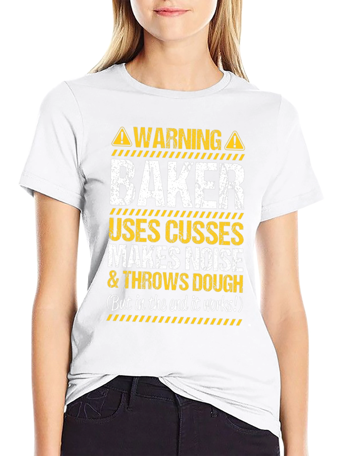 Warning Baker Humor T-Shirt