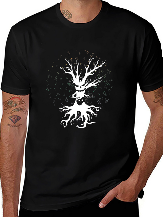 Spooky Tree Graphic Tee - Halloween Style