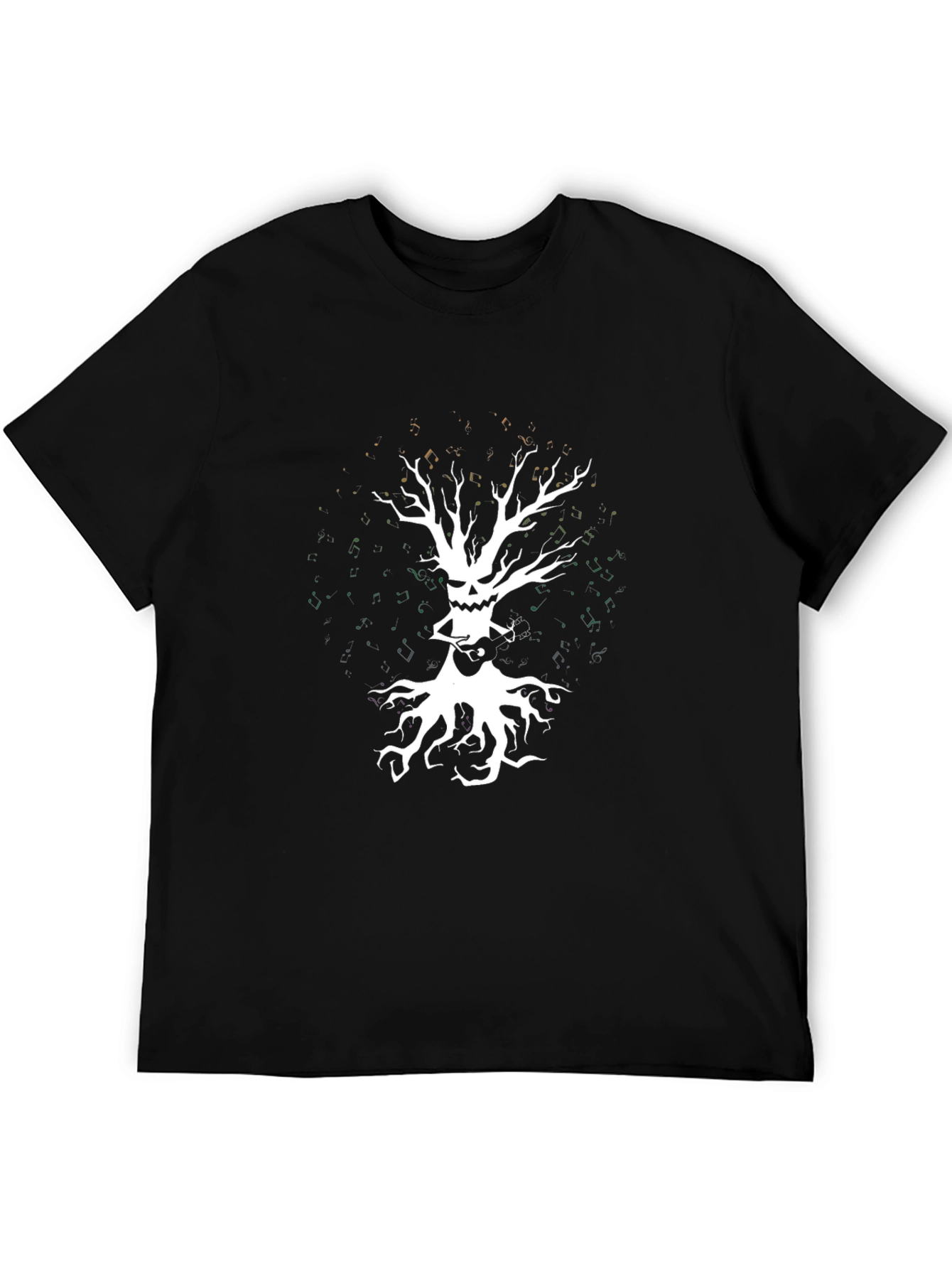 Spooky Tree Graphic Tee - Halloween Style