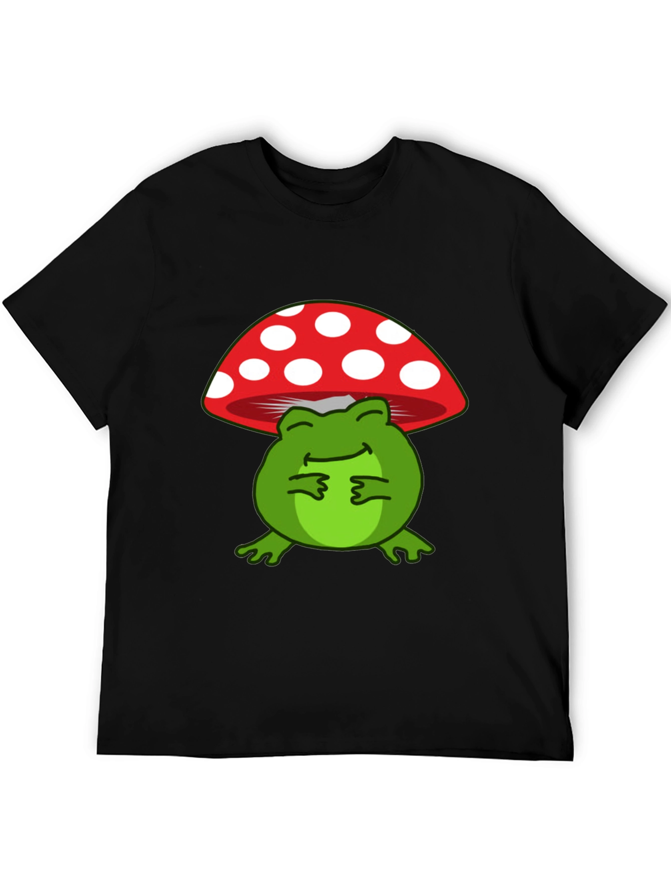 Frog Under Mushroom T-Shirt - Comfy & Stylish