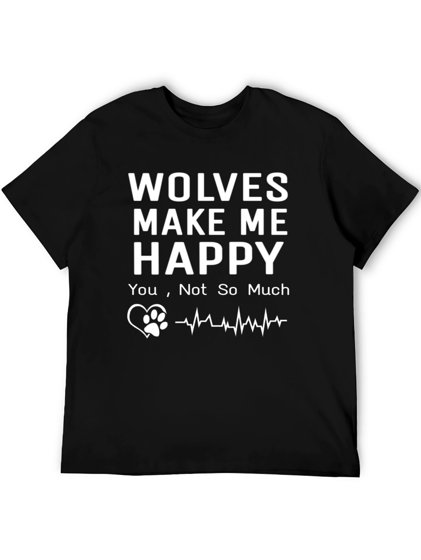 Wolves Make Me Happy Graphic Tee