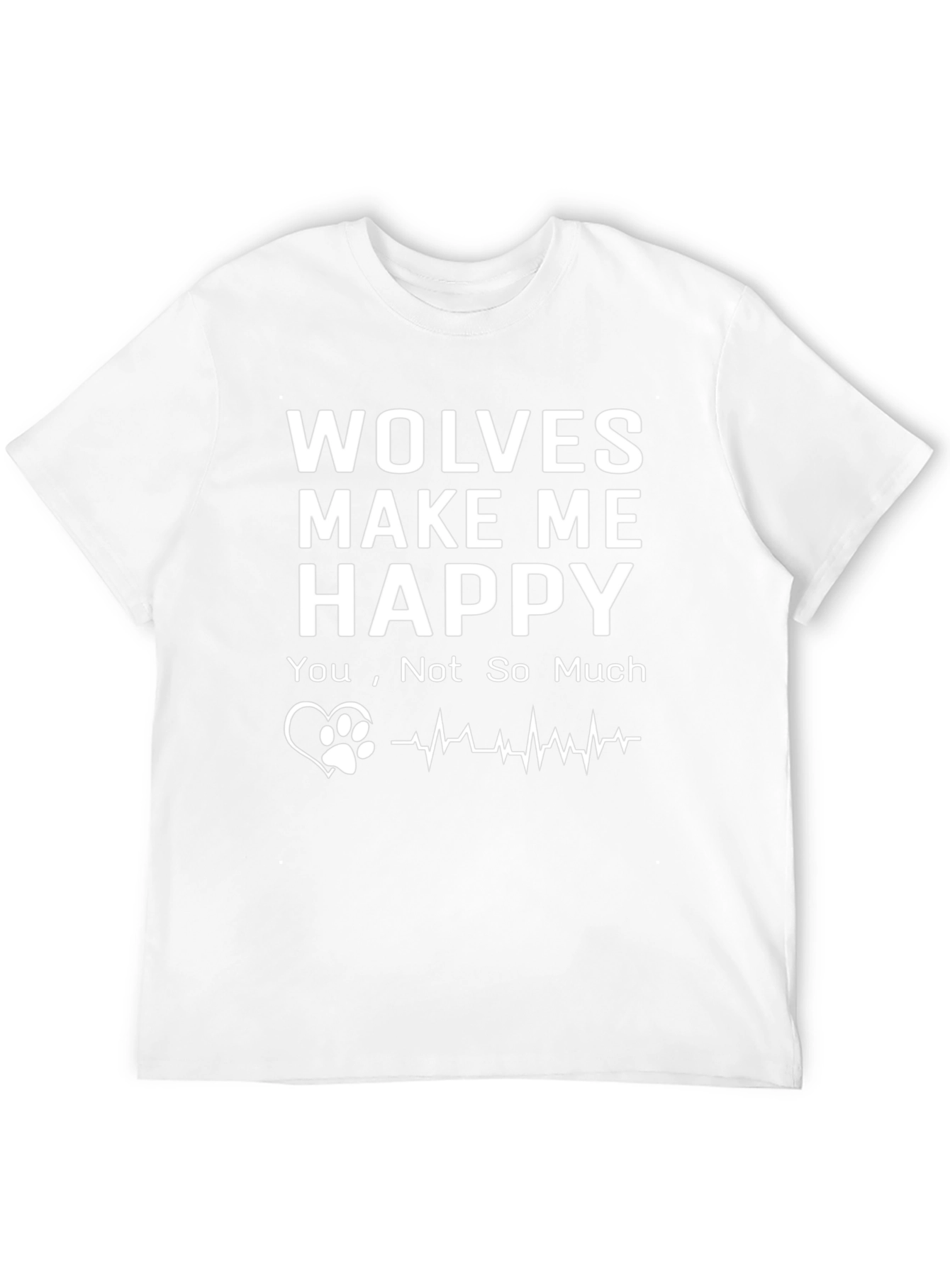 Wolves Make Me Happy Graphic Tee
