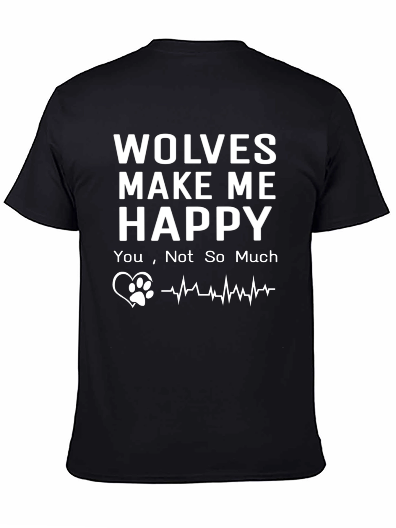 Wolves Make Me Happy Graphic Tee