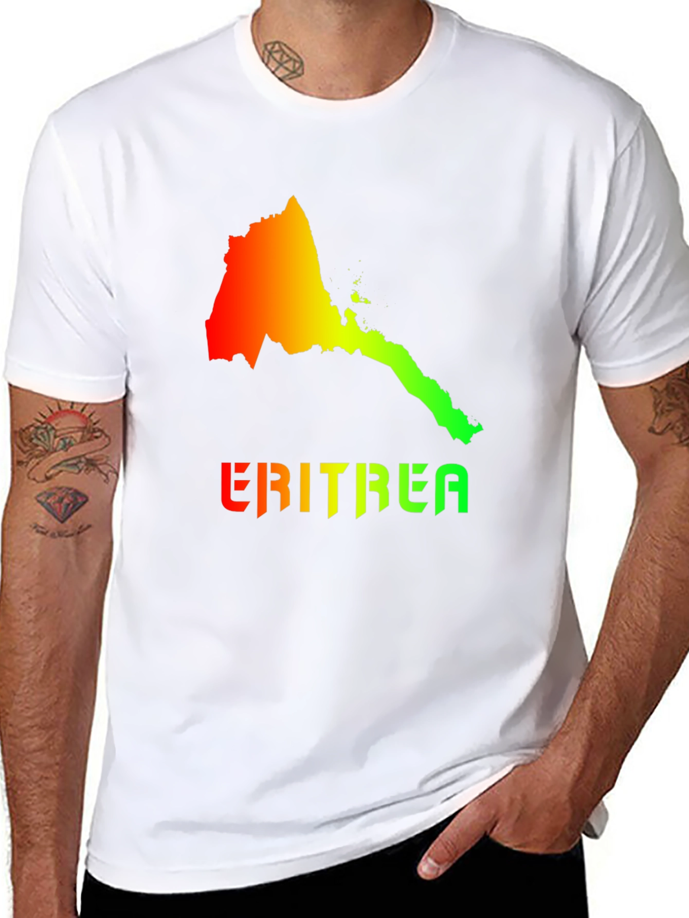 Eritrea Map T-Shirt - Country Pride Tee
