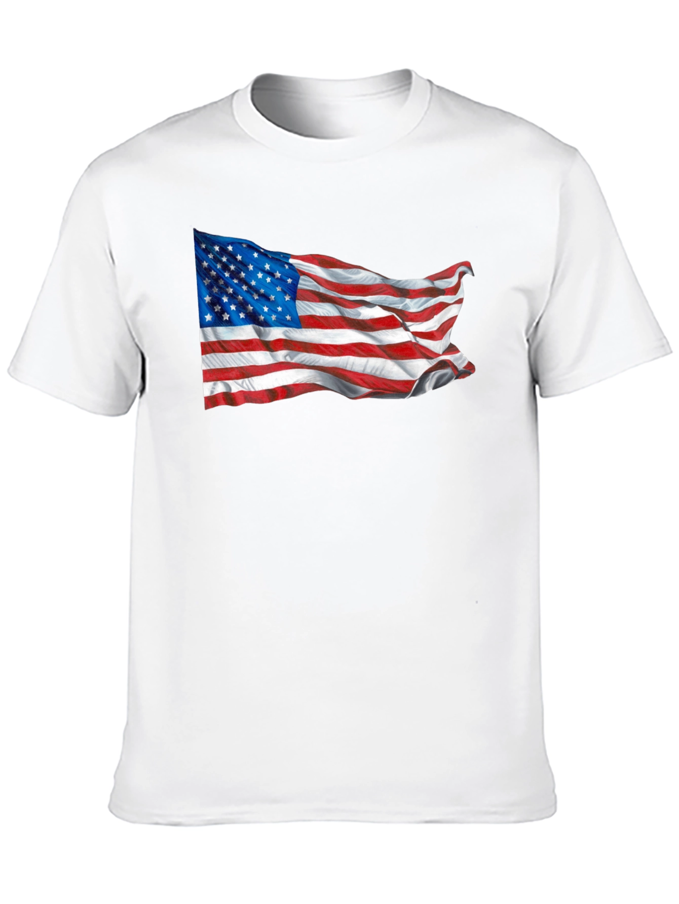 American Flag Black T-Shirt