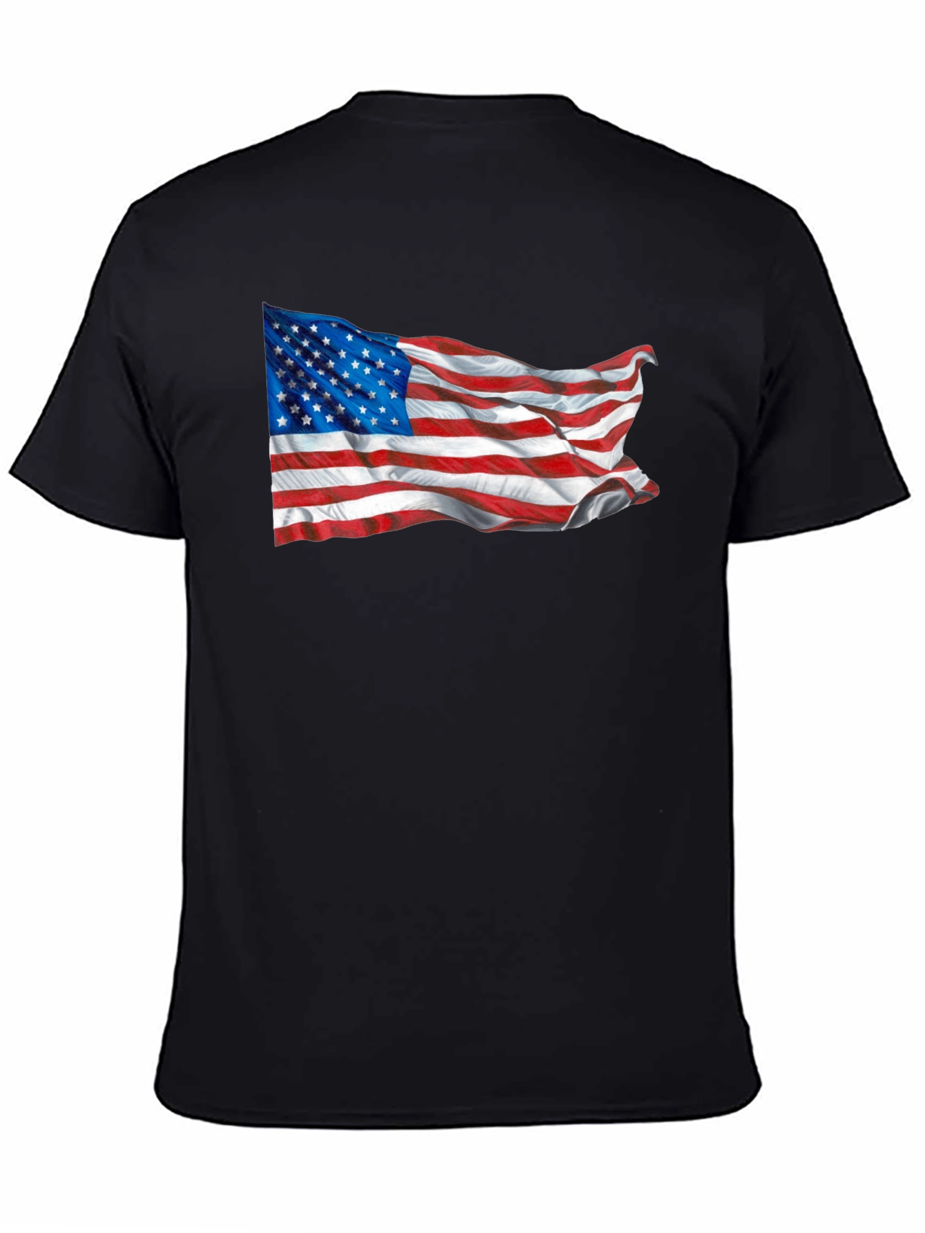 American Flag Black T-Shirt