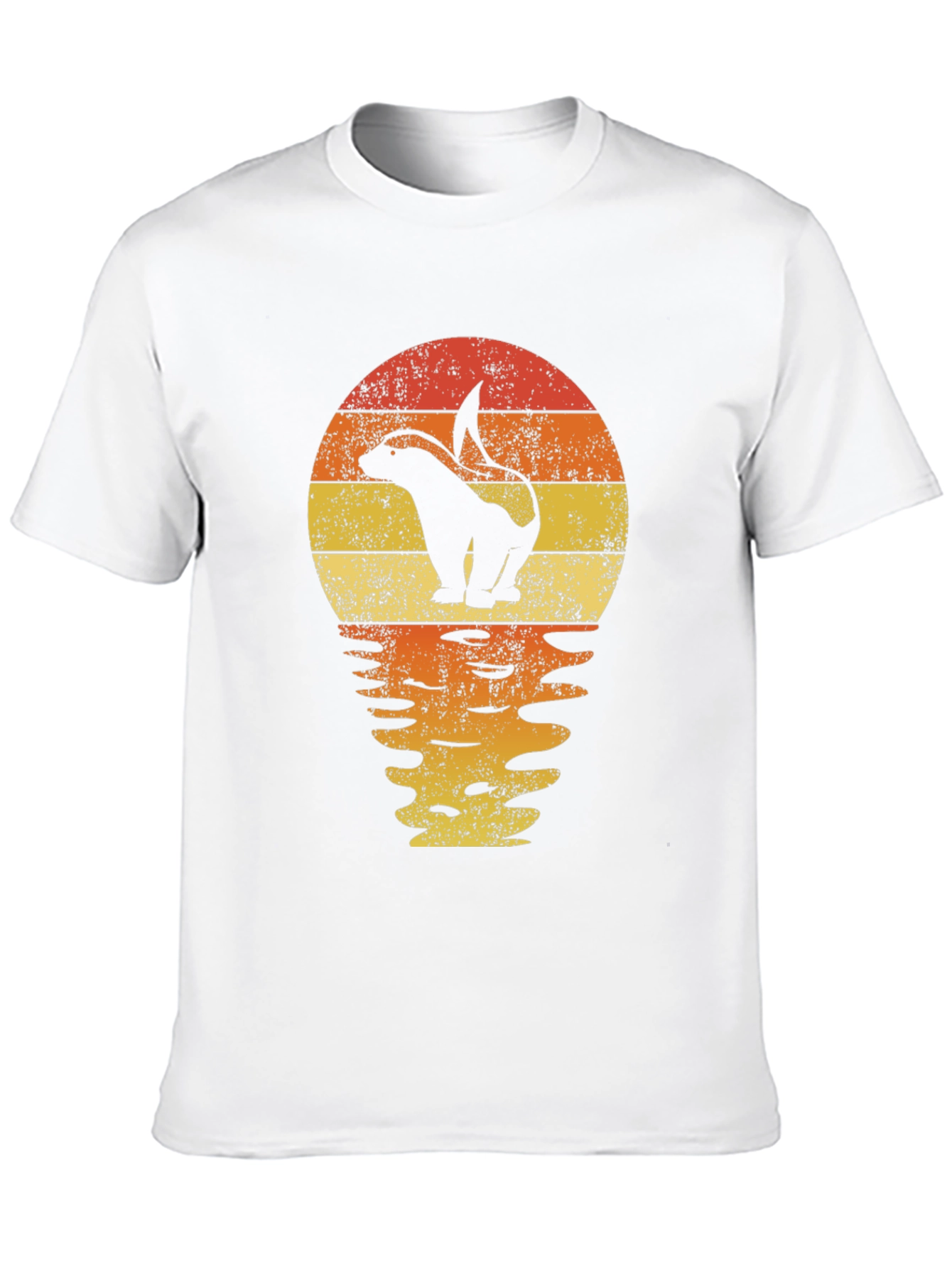 Retro Skunk Sunset T-Shirt