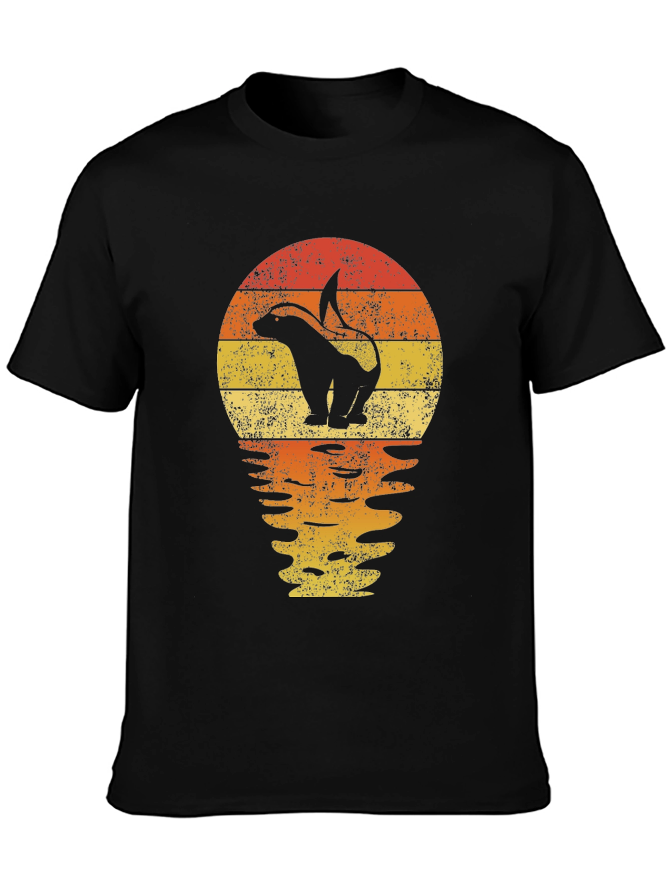 Retro Skunk Sunset T-Shirt