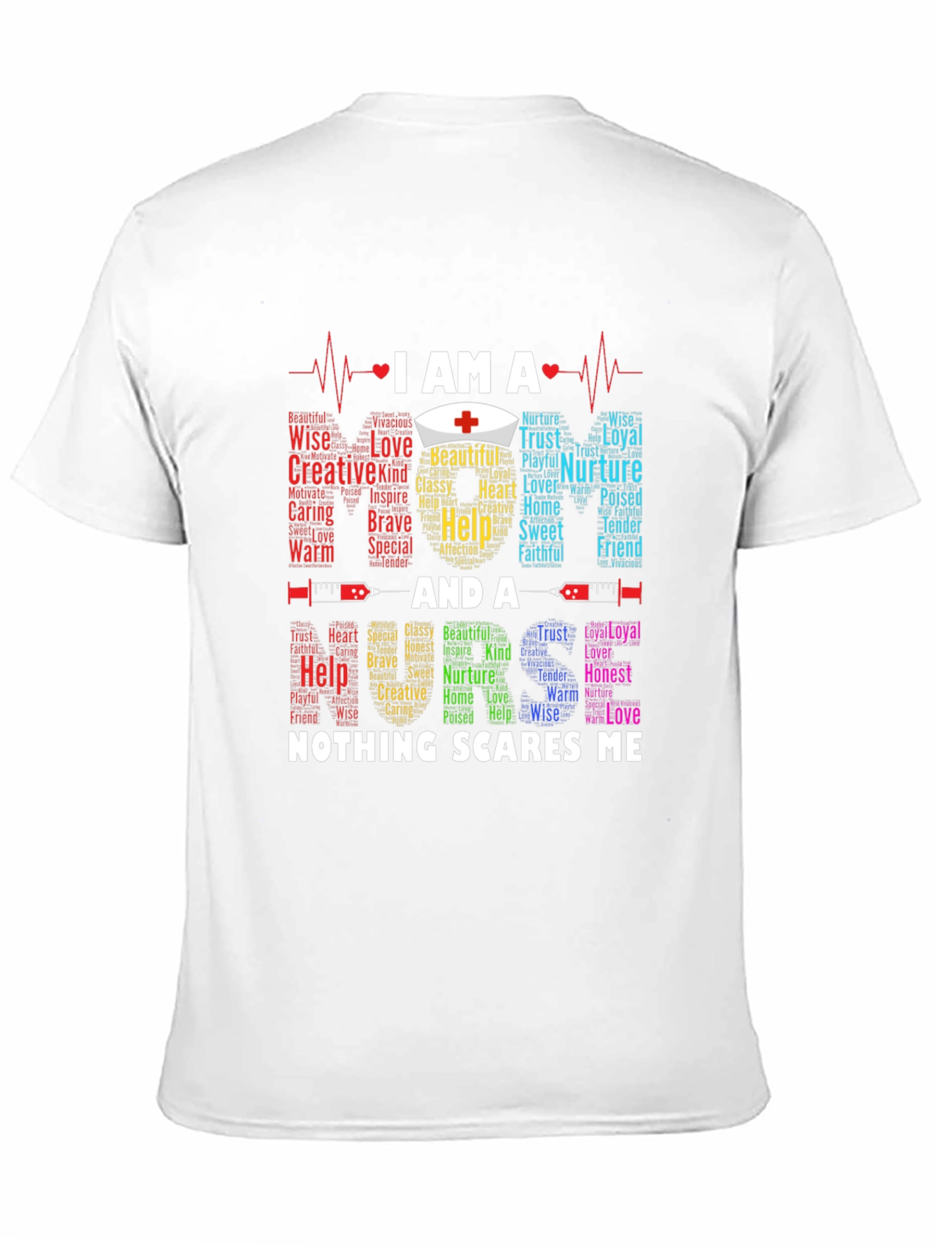 Nurse T-Shirt - Nothing Scares Me Medical Professional Tee