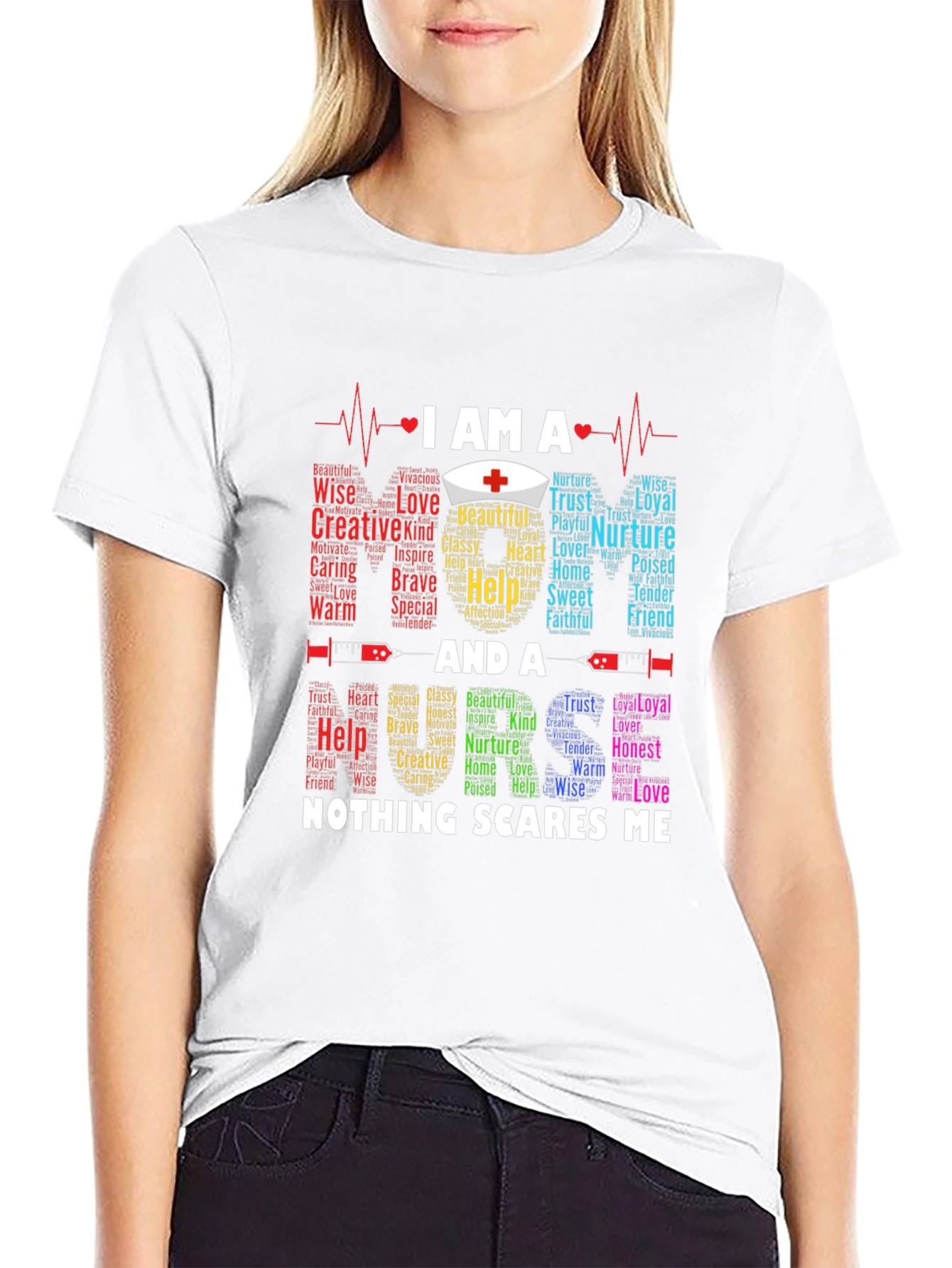 Nurse T-Shirt - Nothing Scares Me Medical Professional Tee