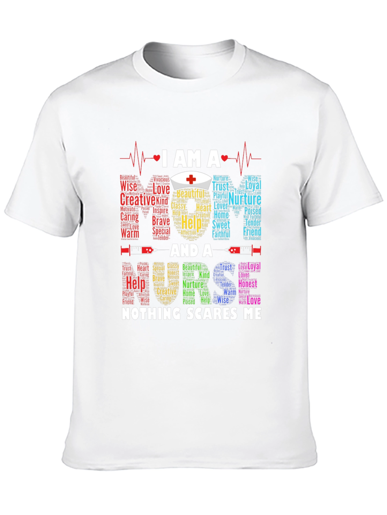Nurse T-Shirt - Nothing Scares Me Medical Professional Tee