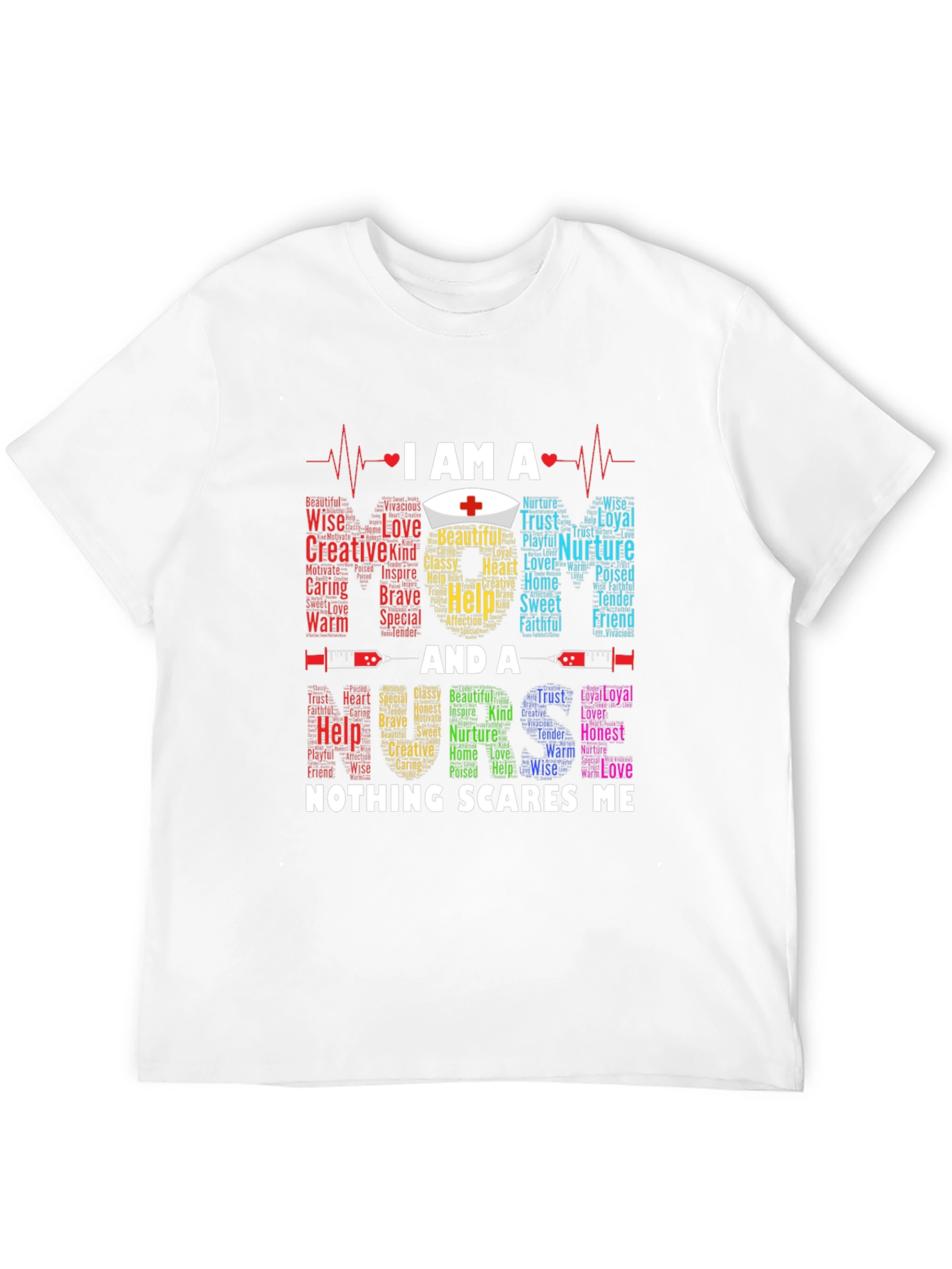 Nurse T-Shirt - Nothing Scares Me Medical Professional Tee