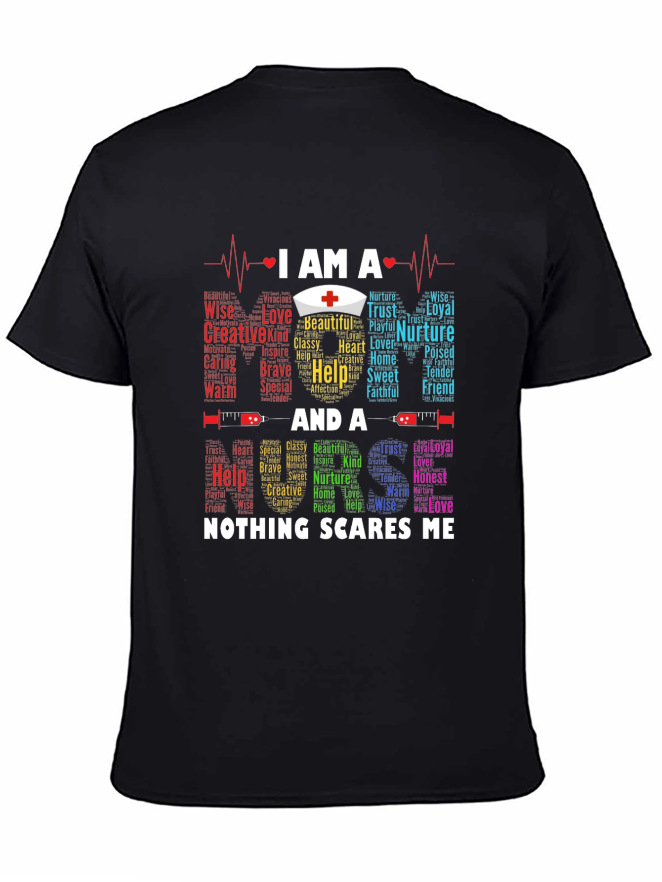 Nurse T-Shirt - Nothing Scares Me Medical Professional Tee