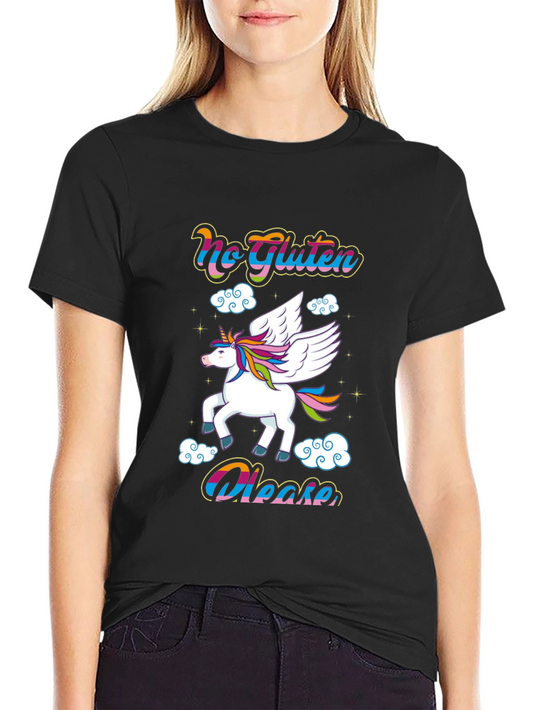 No Gluten Please Unicorn Graphic Tee