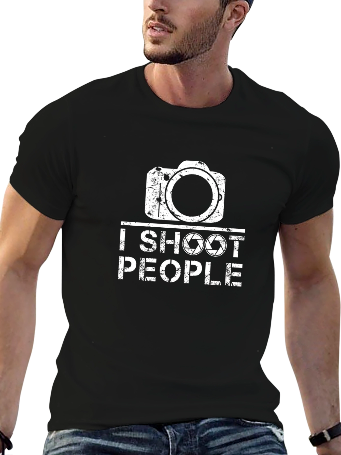 I Shoot People Funny Photographer T-Shirt