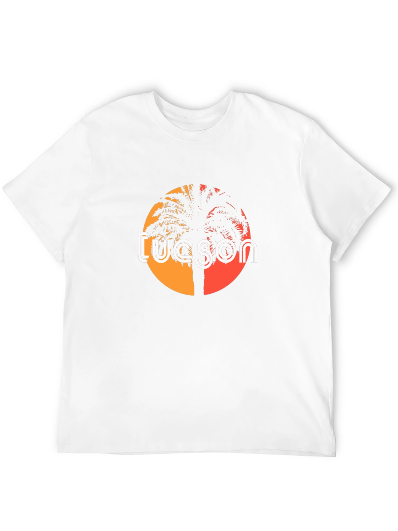 Tucson Sunset Palm Tree Graphic Tee
