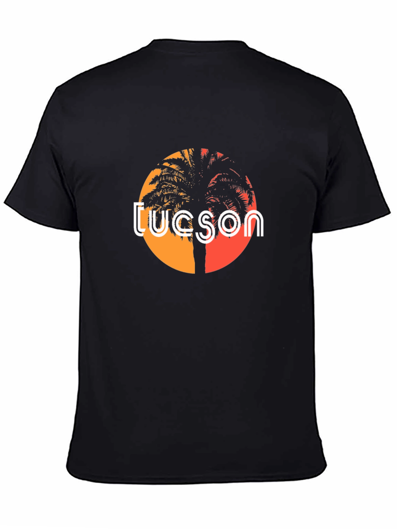 Tucson Sunset Palm Tree Graphic Tee