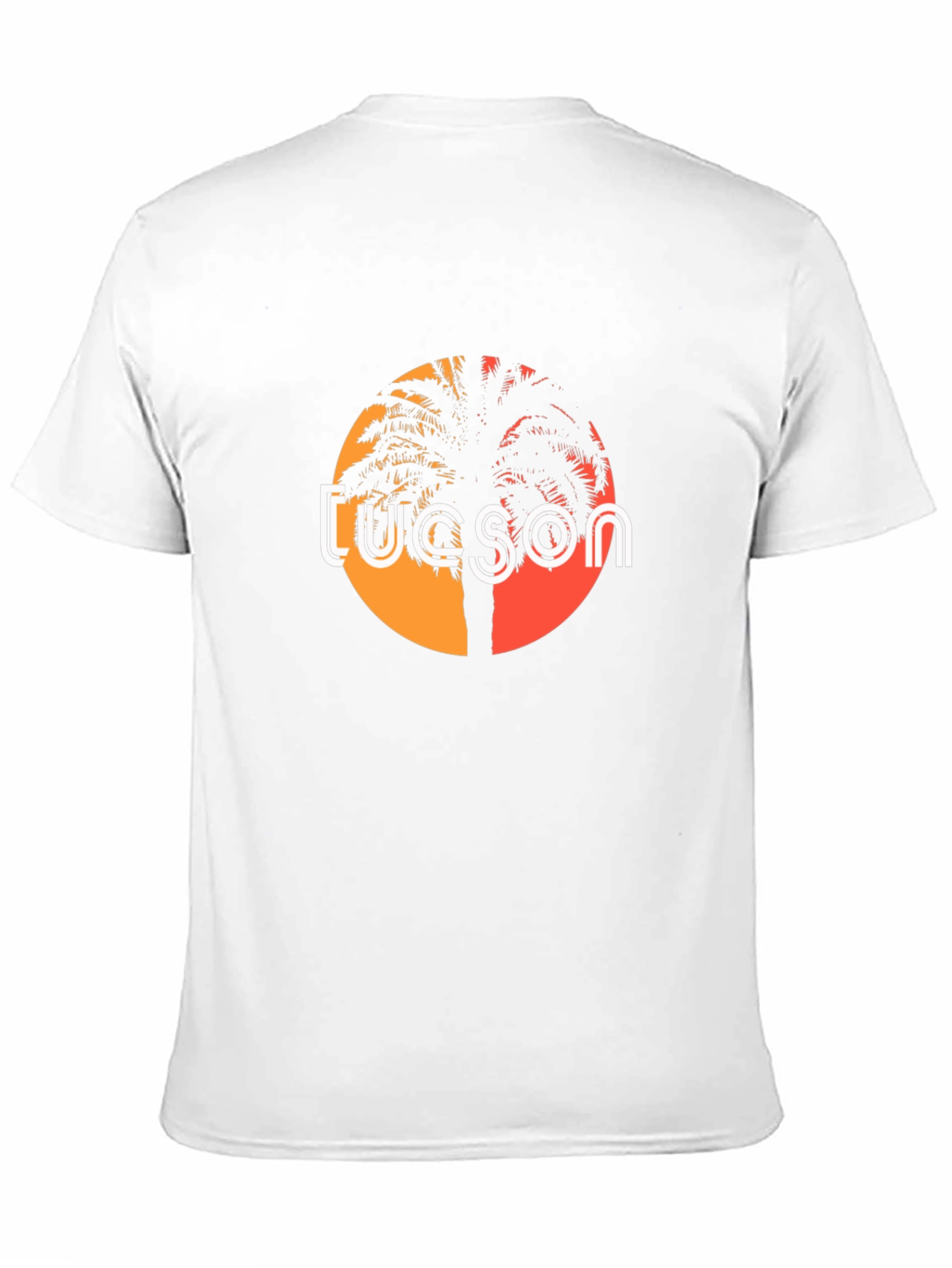 Tucson Sunset Palm Tree Graphic Tee